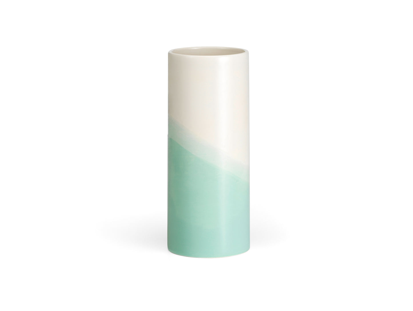Herringbone Vessels by Vitra - Mint Plain Vase