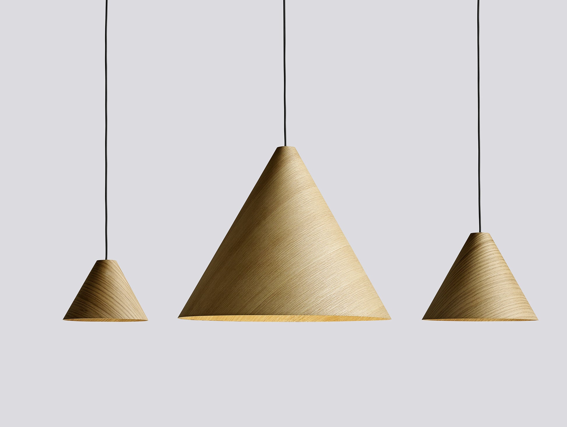 30degrees Pendant Light by HAY - Black Cordset