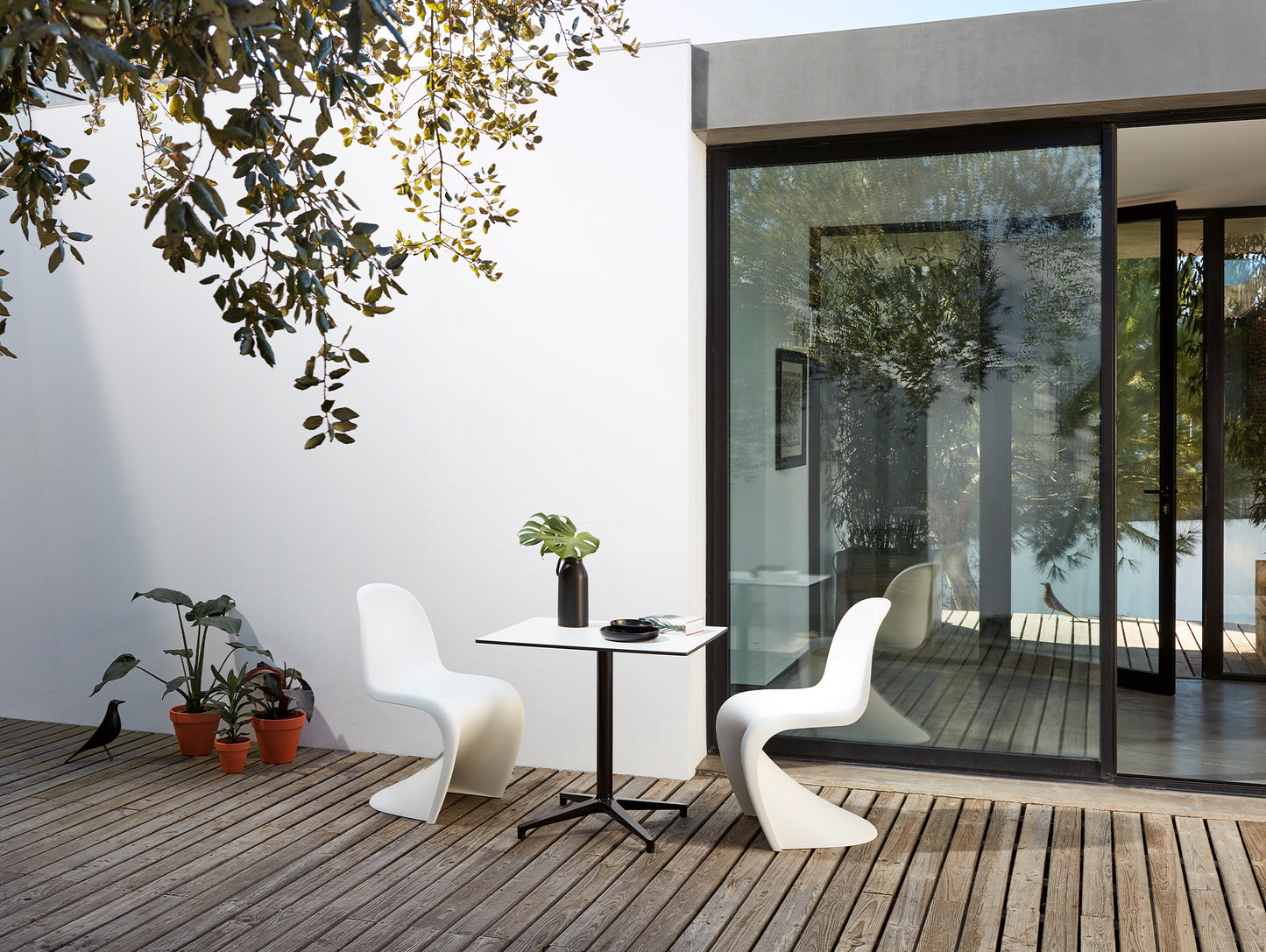 White Panton Chair by Vitra