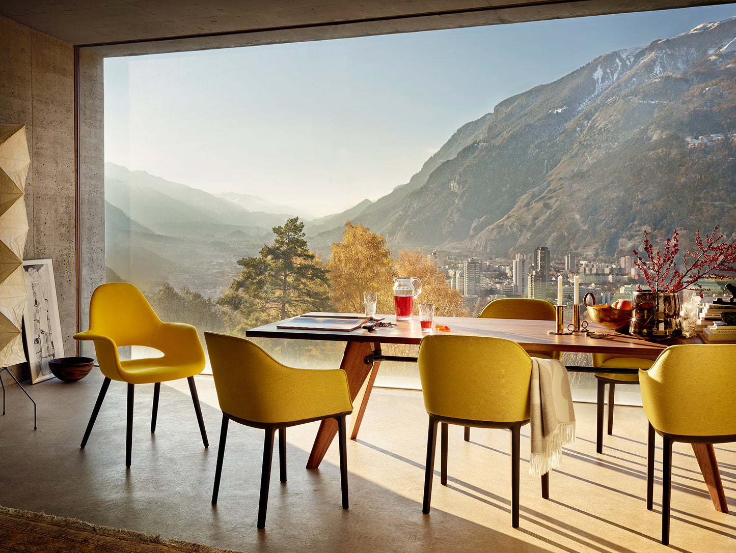 Softshell Chair by Vitra - Dumet Yellow Melange