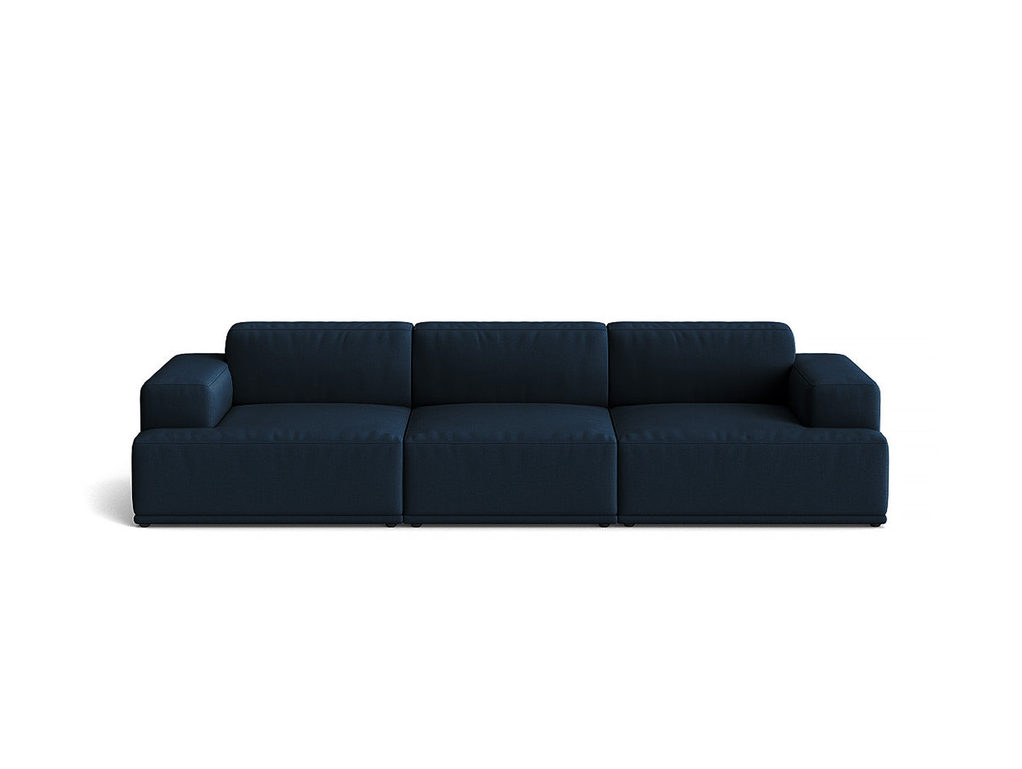 Connect Soft 3-Seater Modular Sofa by Muuto - Configuration 1 / Steelcut Trio 796