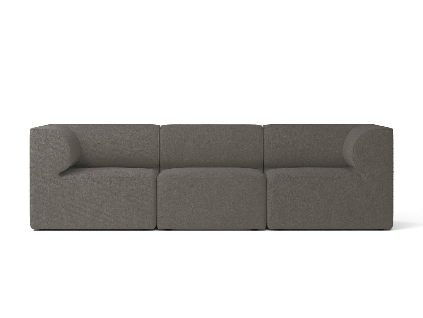 Eave 3-Seater Modular Sofa 86 by Menu - uk boucle dark grey 10