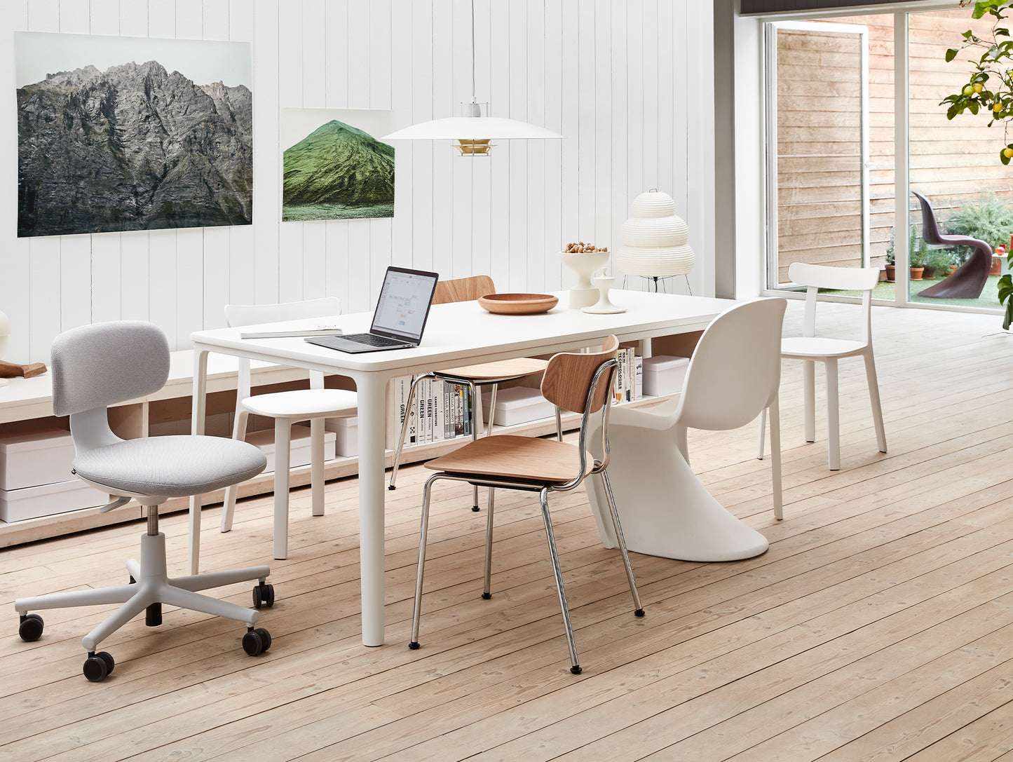 White Panton Chair by Vitra
