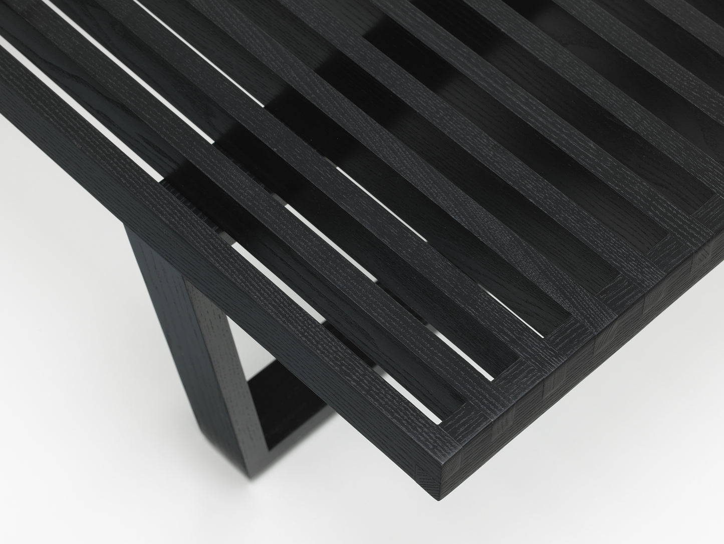 Nelson Bench by Vitra - Black Lacquered Ash