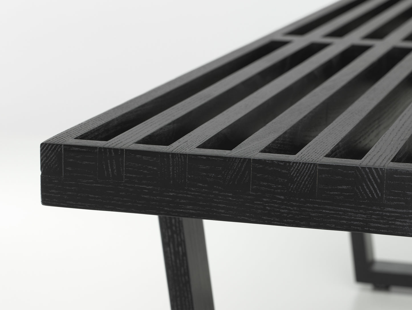 Nelson Bench by Vitra - Black Lacquered Ash