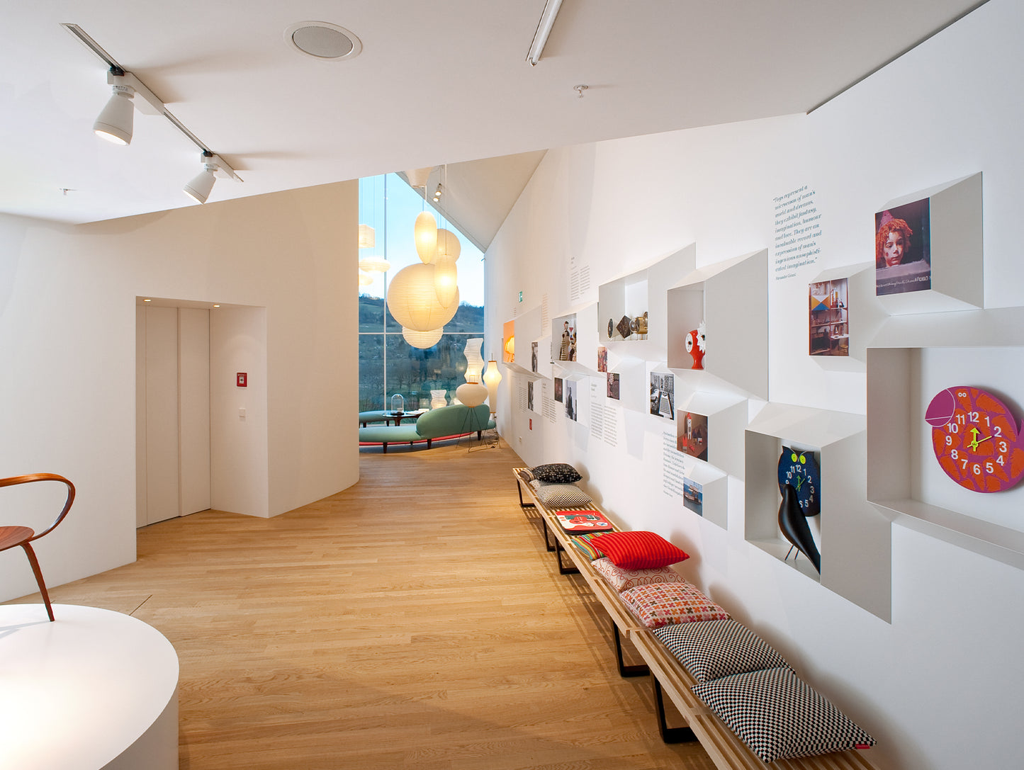 Long Nelson Bench by Vitra - Natural Lacquered Ash