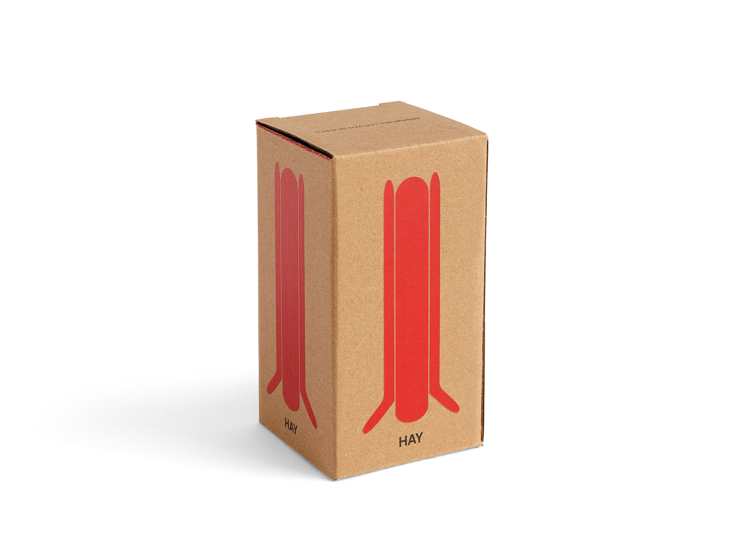 Large Red Arcs Candleholder Packaging by HAY