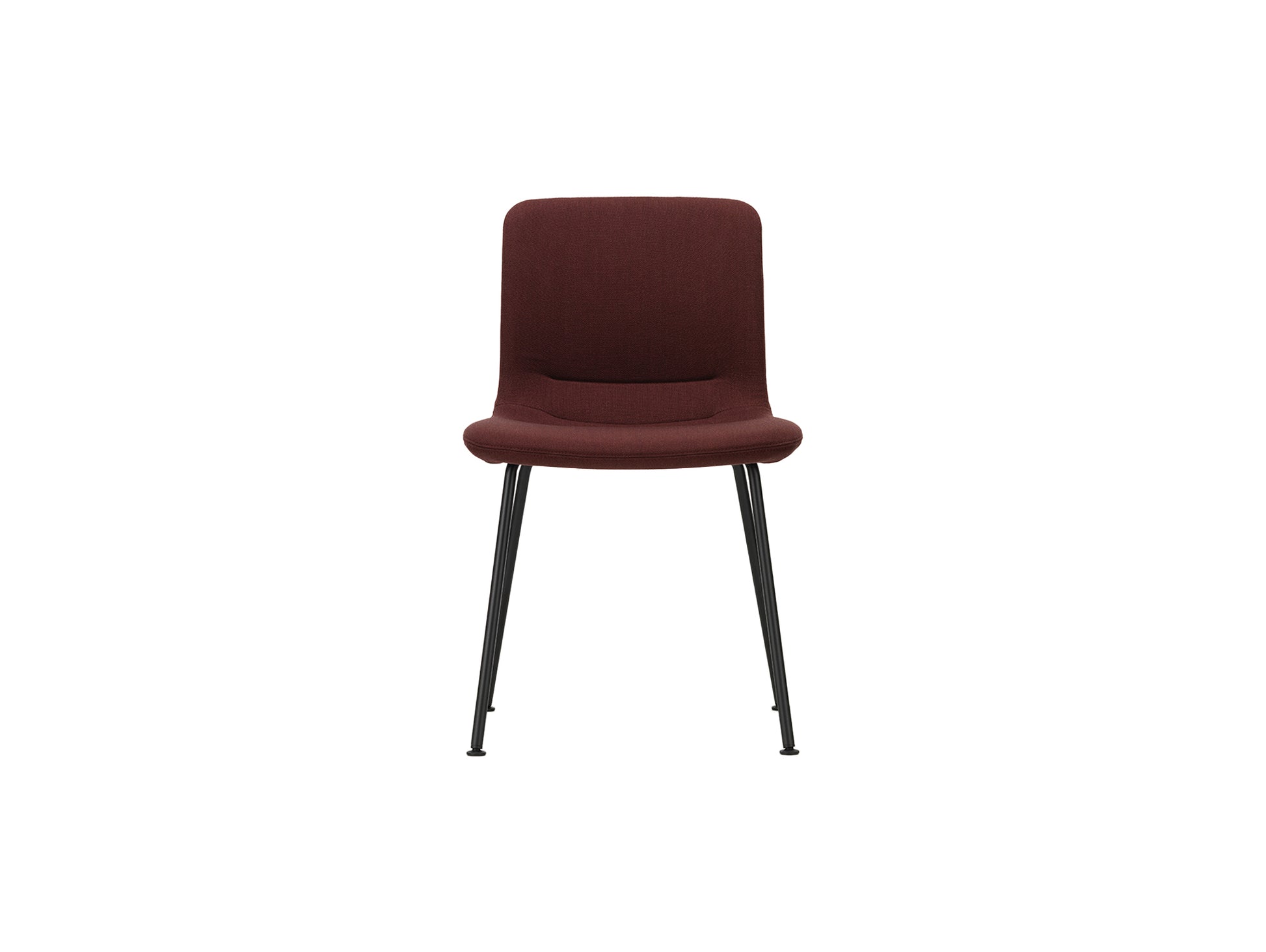 HAL Soft Tube Chair by Vitra - Basic Dark Powder Coated Steel / Plano 11 Marron / Cognac (F30)