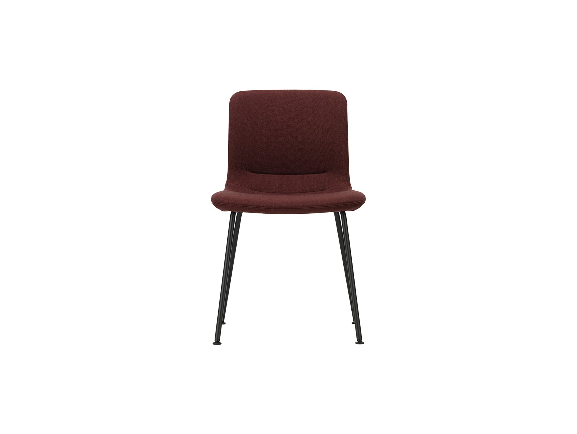 HAL Soft Tube Chair by Vitra - Basic Dark Powder Coated Steel / Plano 11 Marron / Cognac (F30) 