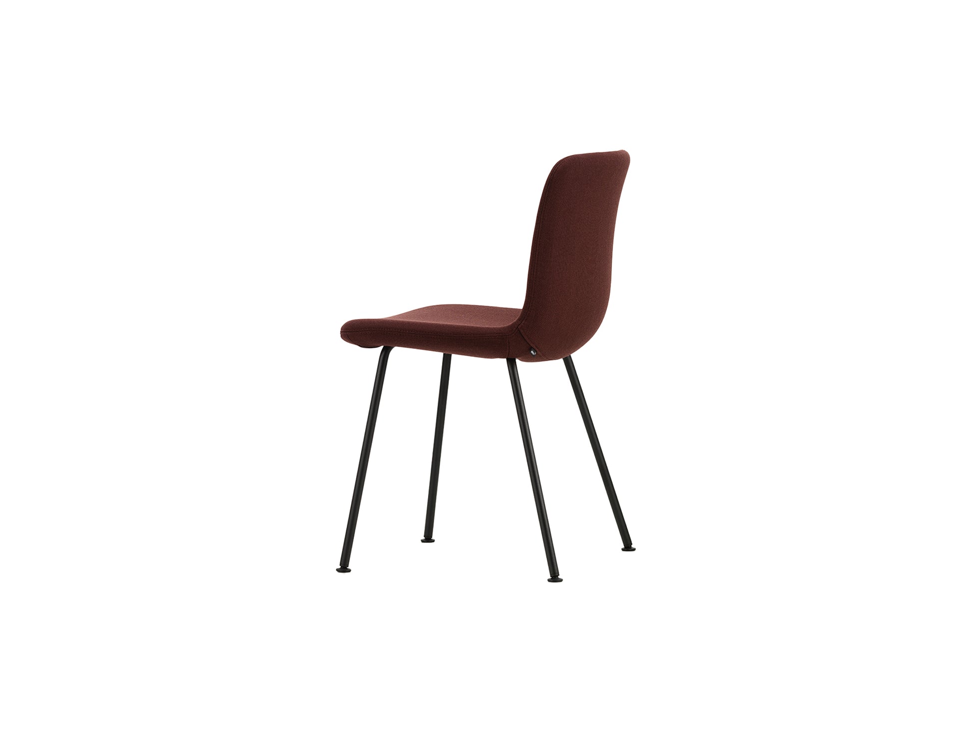HAL Soft Tube Chair by Vitra - Basic Dark Powder Coated Steel / Plano 11 Marron / Cognac (F30)