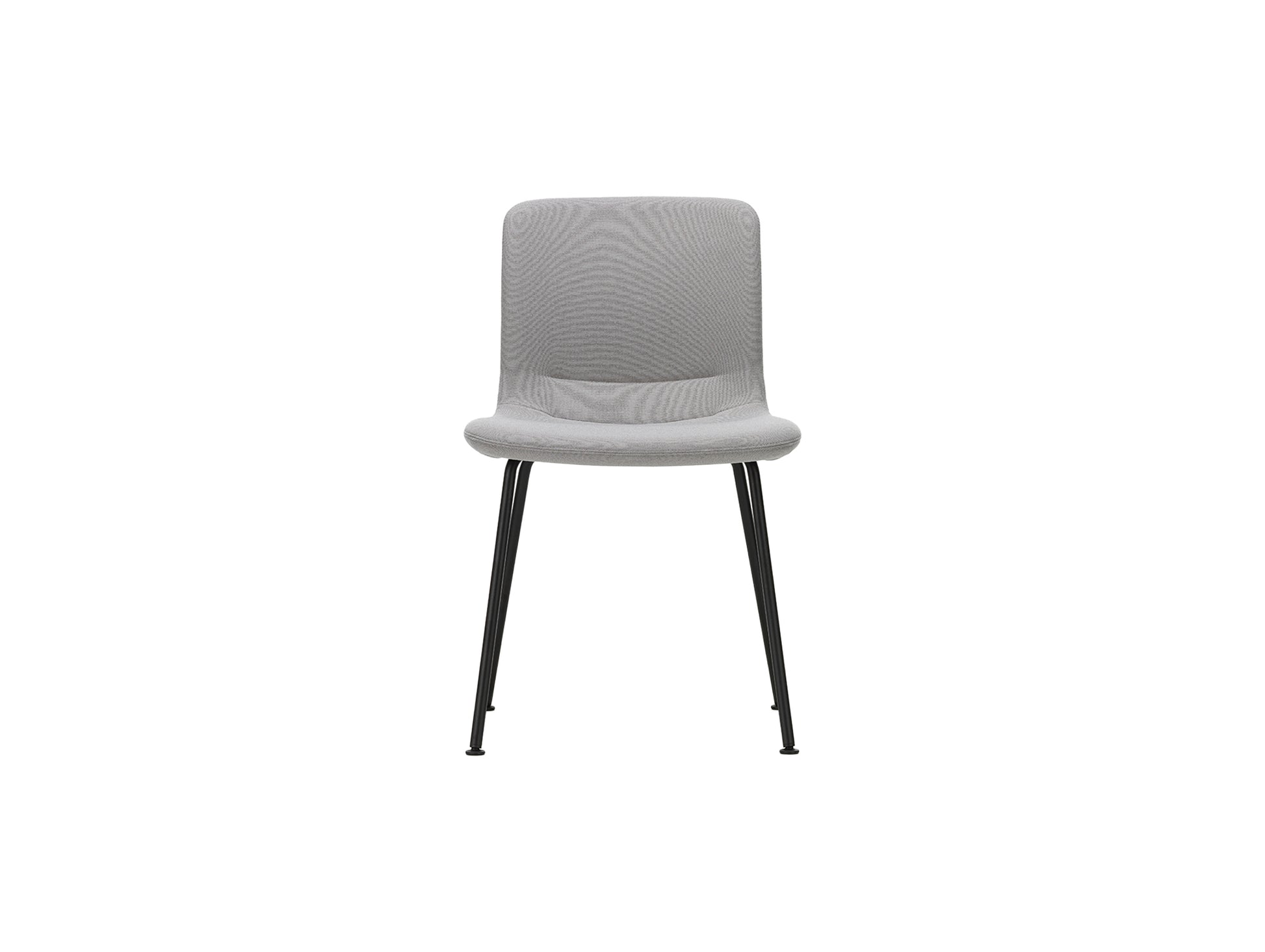 HAL Soft Tube Chair by Vitra - Basic Dark Powder Coated Steel / Plano 18 Light Grey / Sierra Grey (F30)