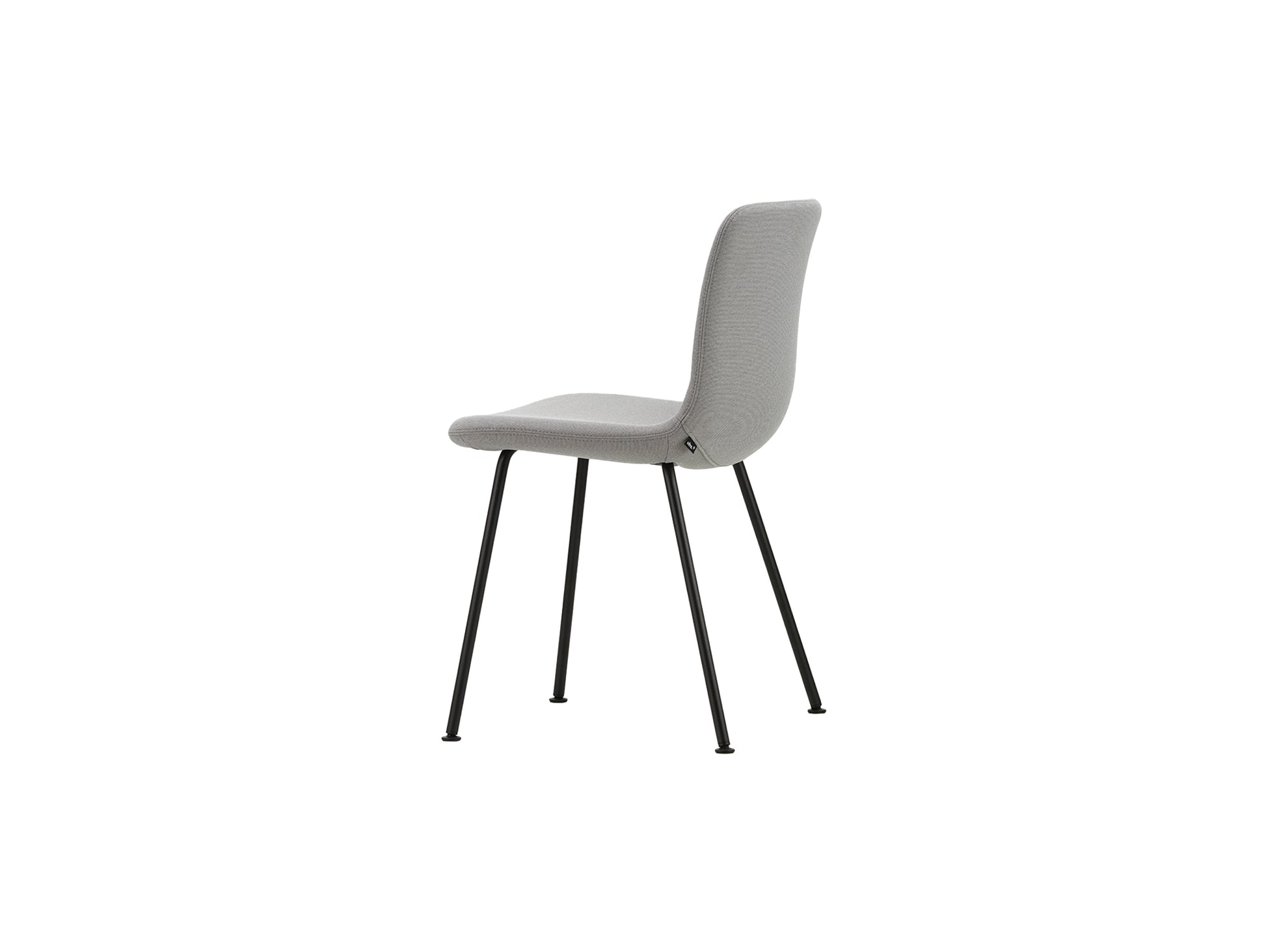 HAL Soft Tube Chair by Vitra - Basic Dark Powder Coated Steel / Plano 18 Light Grey / Sierra Grey (F30)