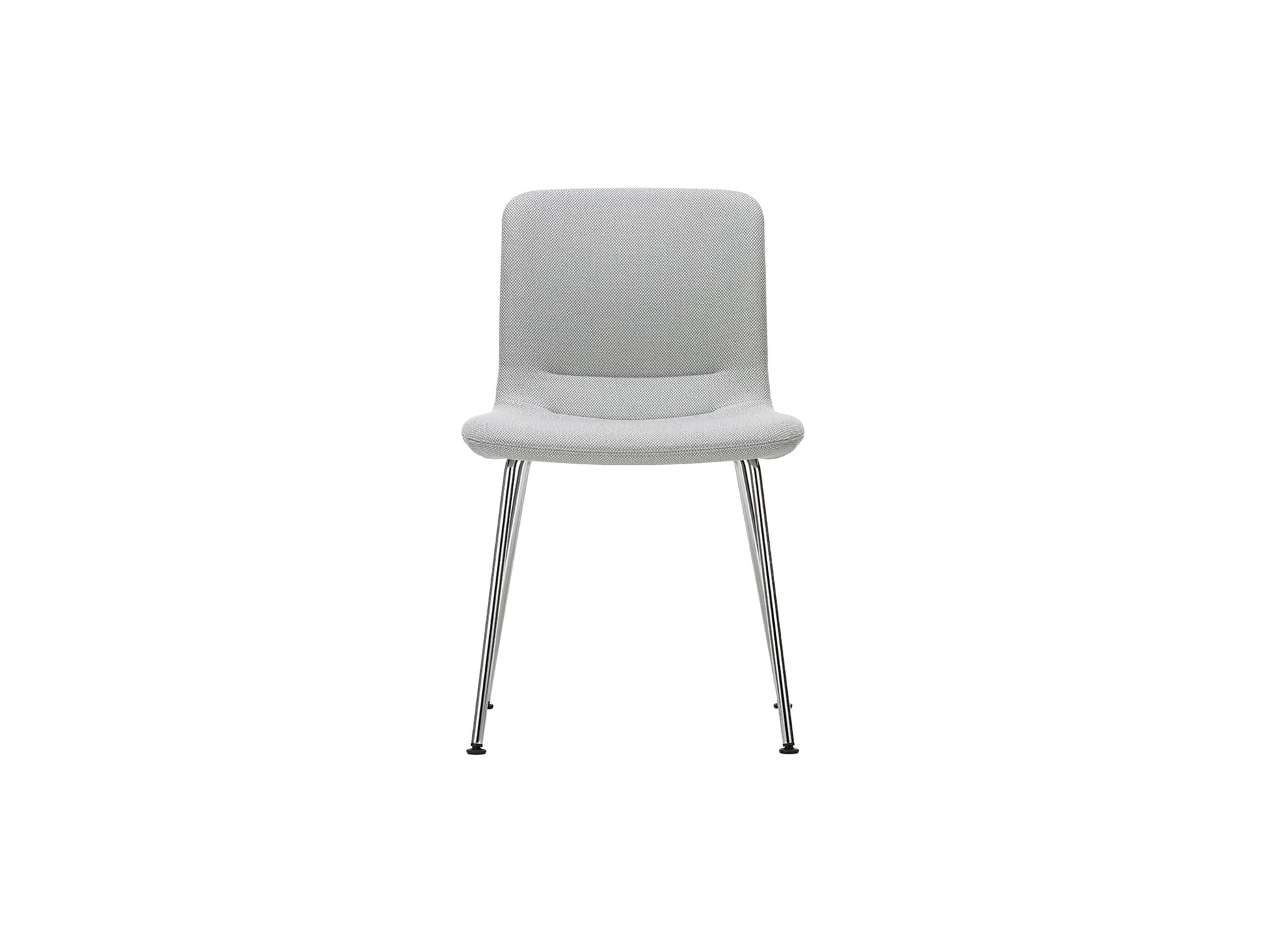 HAL Soft Tube Chair by Vitra - Chrome Plated / Plano 05 Cream White / Sierra Grey (F30)