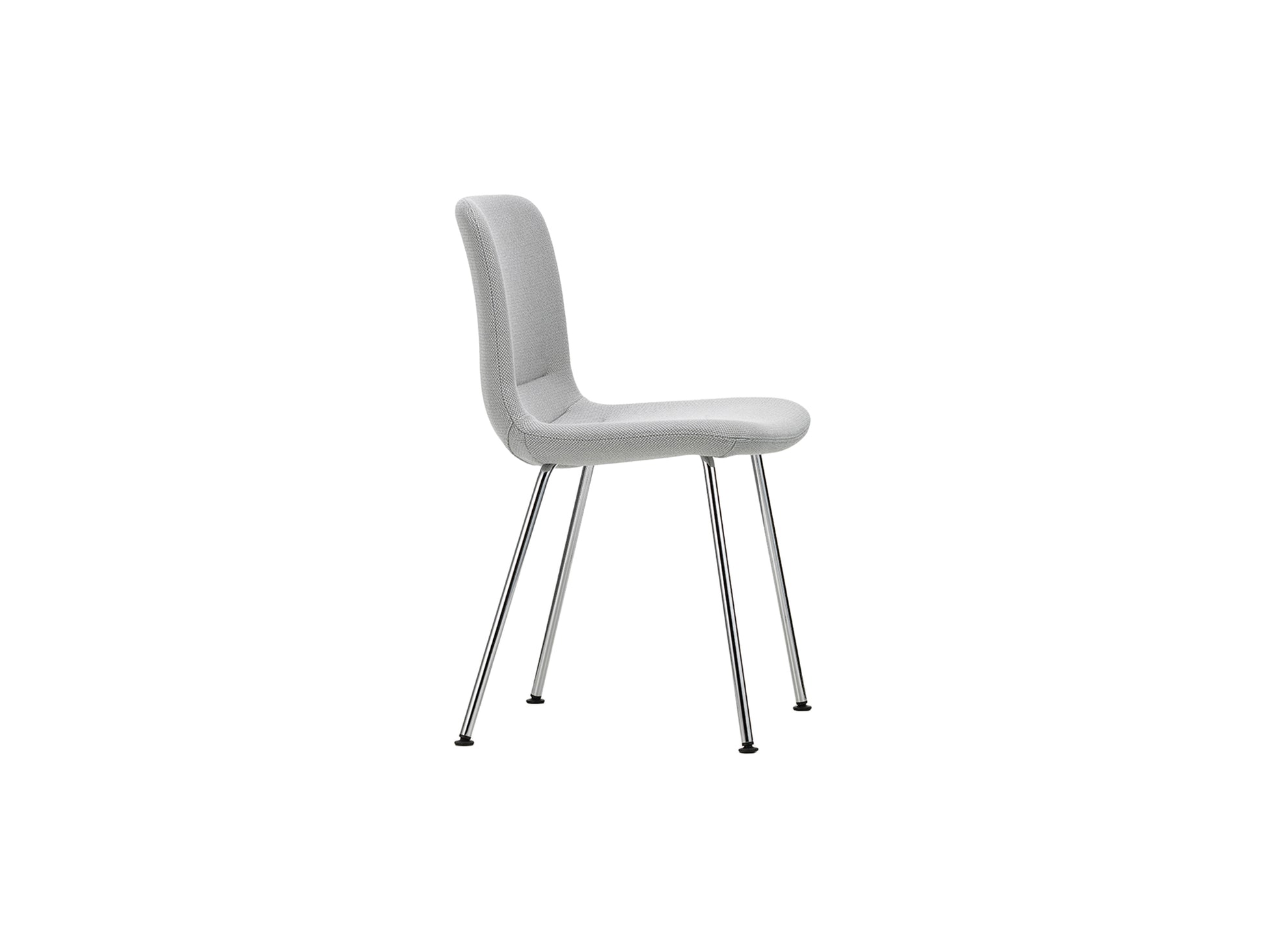HAL Soft Tube Chair by Vitra - Chrome Plated / Plano 05 Cream White / Sierra Grey (F30)