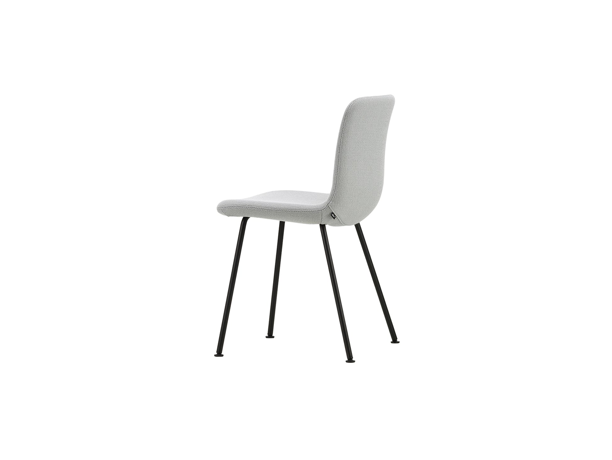 HAL Soft Tube Chair by Vitra - Basic Dark Powder-Coated Steel / Plano 05 Cream White / Sierra Grey (F30)