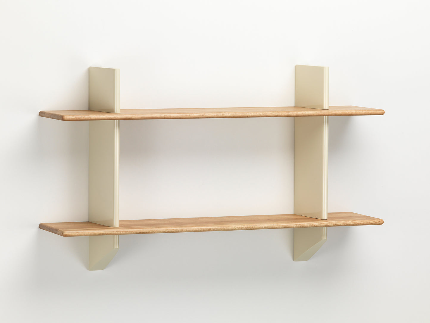 Rayonnage Mural by Vitra - Oiled Solid Oak Shelves / Ecru Wall Brackets