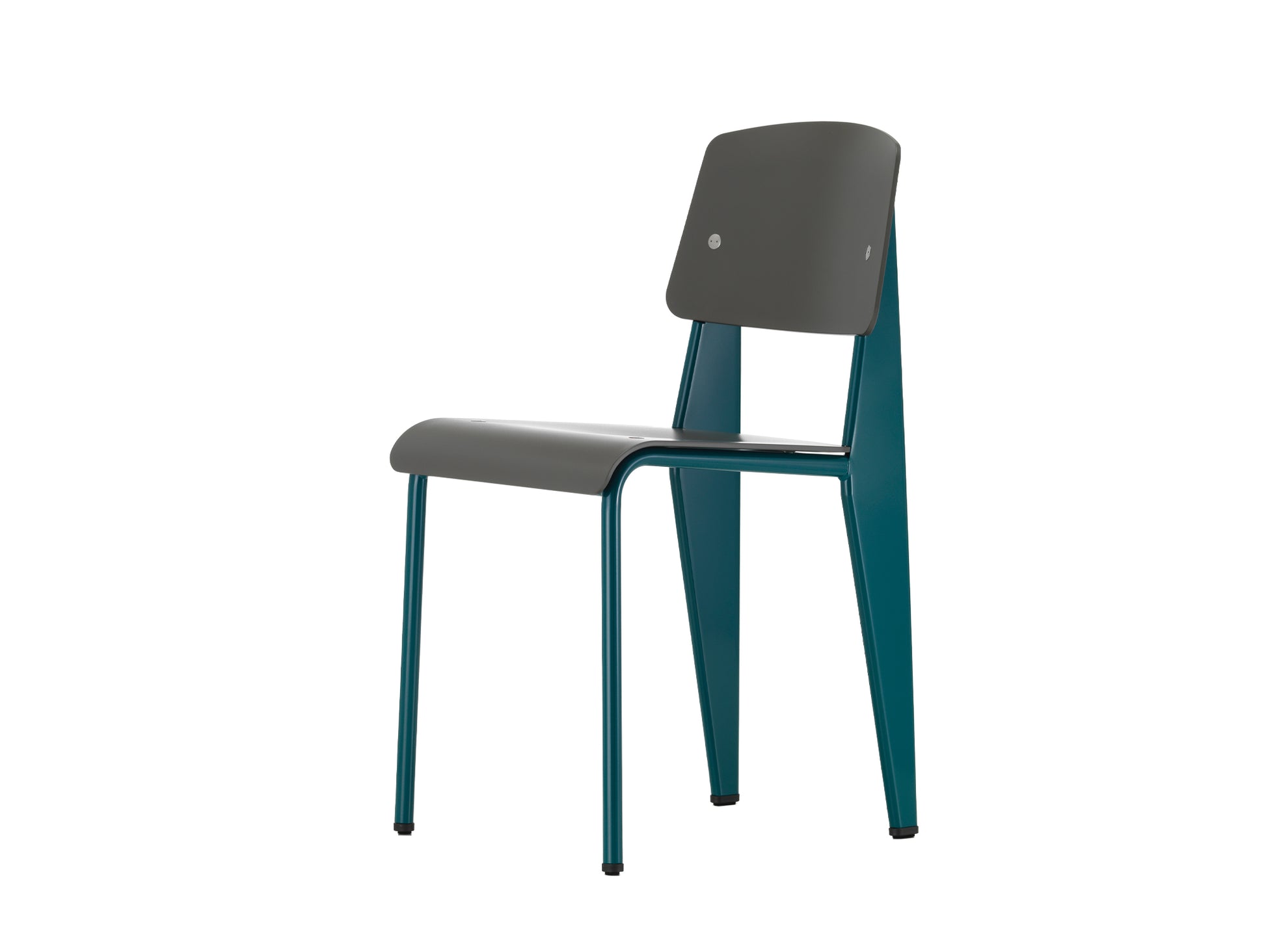 Standard SP Chair by Vitra - Basalt seat / Bleu Dynastie