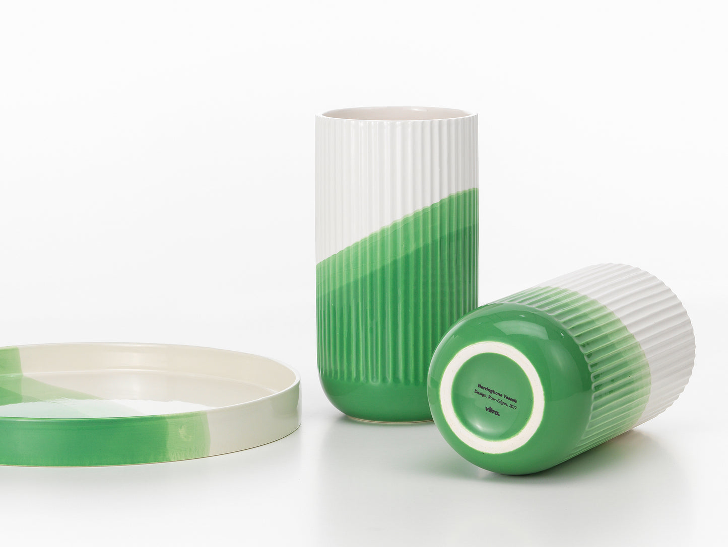 Herringbone Vessels by Vitra - Green