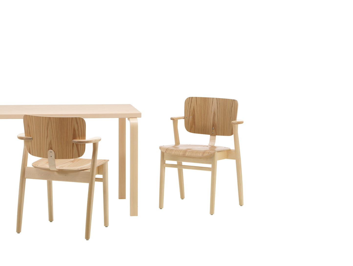 Domus Chair by Artek - Clear Lacquered Birch