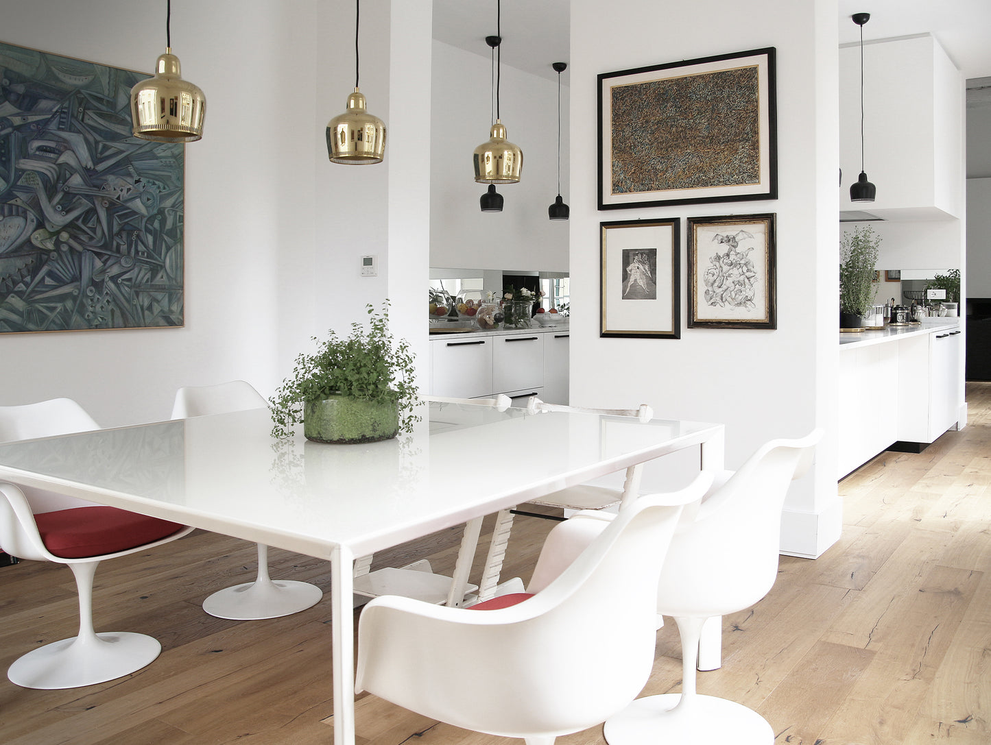 A330S Golden Bell Pendant Light by Artek