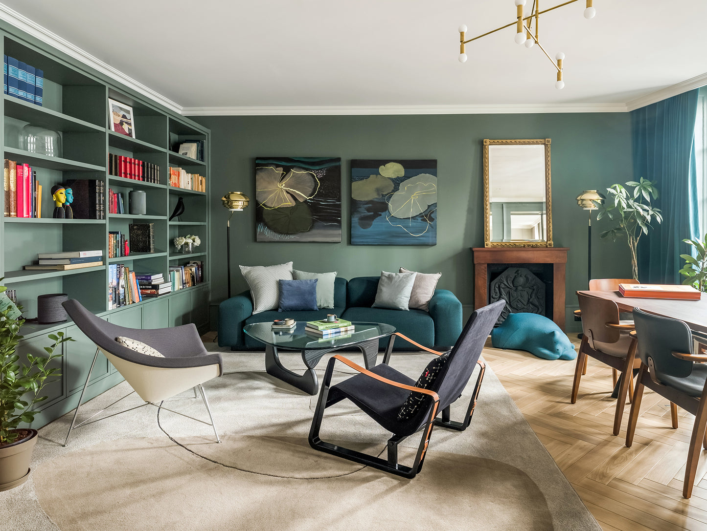 Noguchi Coffee Table by Vitra - Black Ash