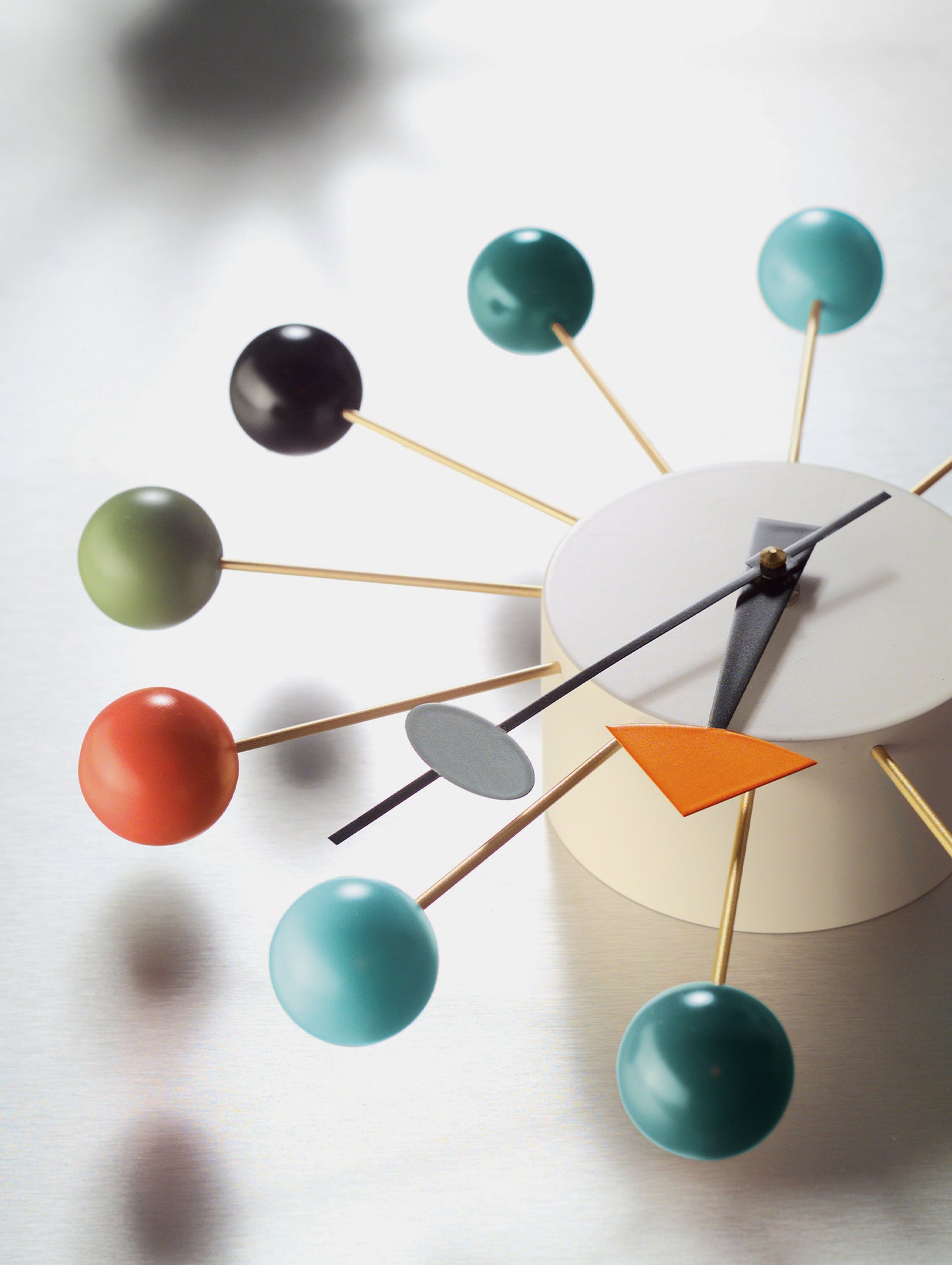 George Nelson Ball Wall Clock by Vitra - Multicoloured