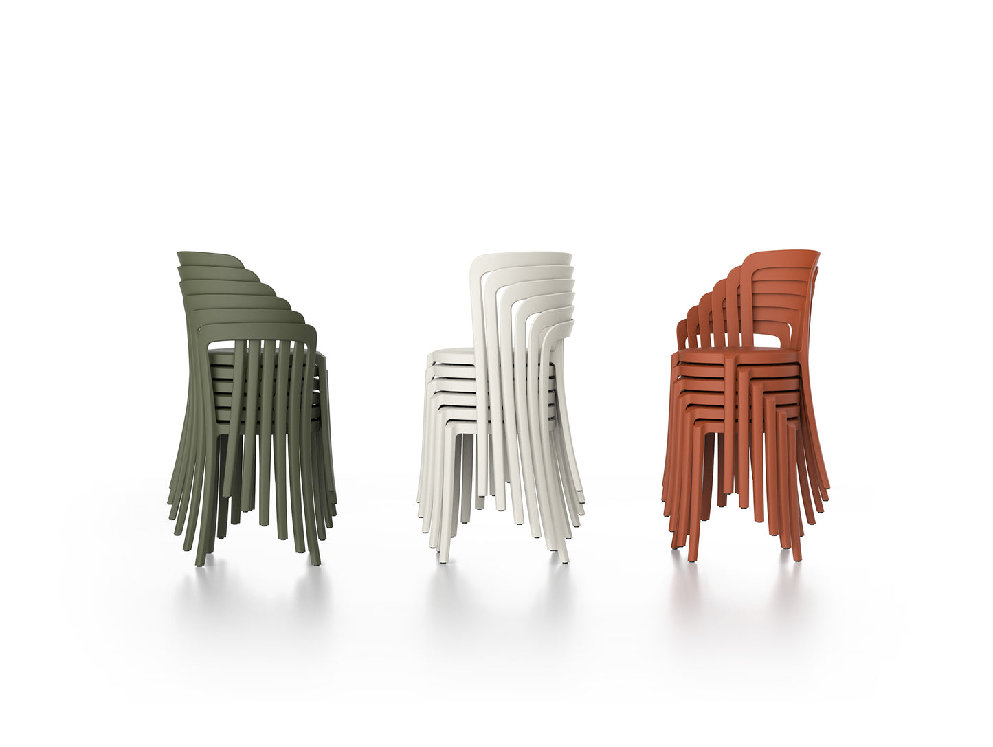 On & On Chair - Recycled Plastic Seat by Emeco