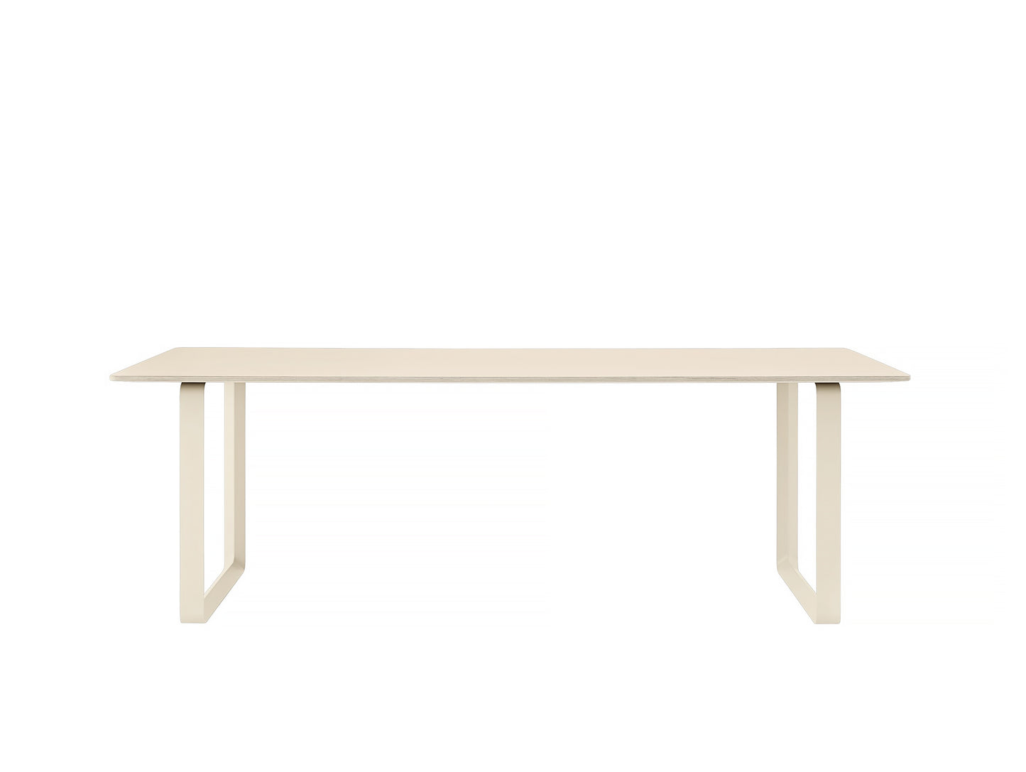 Muuto 70/70 Table Sand Laminate Top / Sand Frame / 225 x 90 cm