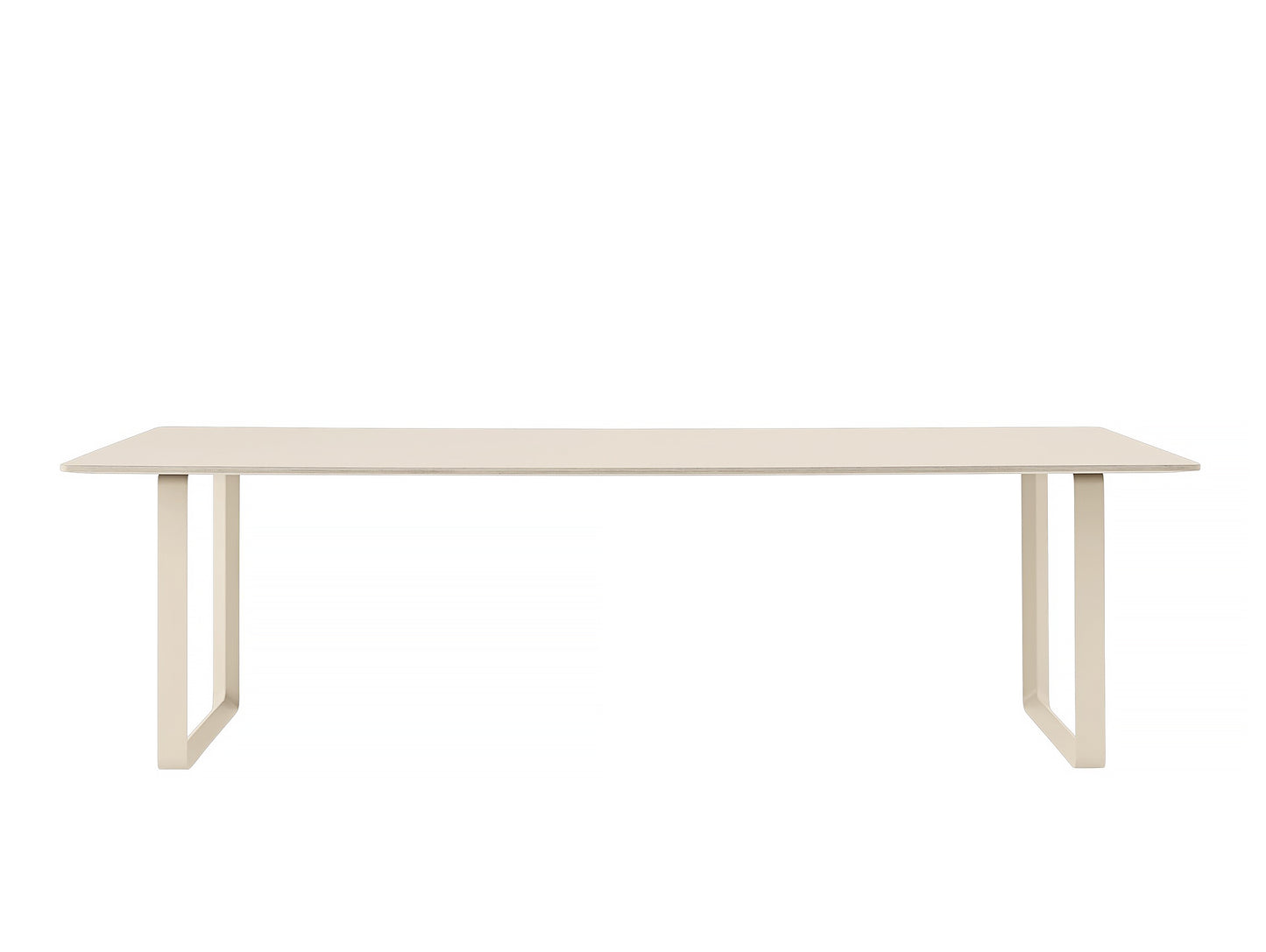 Muuto 70/70 Table Sand Laminate Top / Sand Frame / 255 x 108 cm