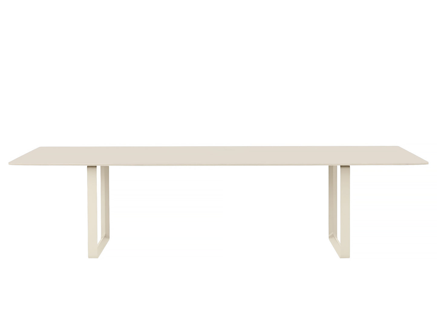 Muuto 70/70 Table Sand Laminate Top / Sand Frame / 295 x 108 cm