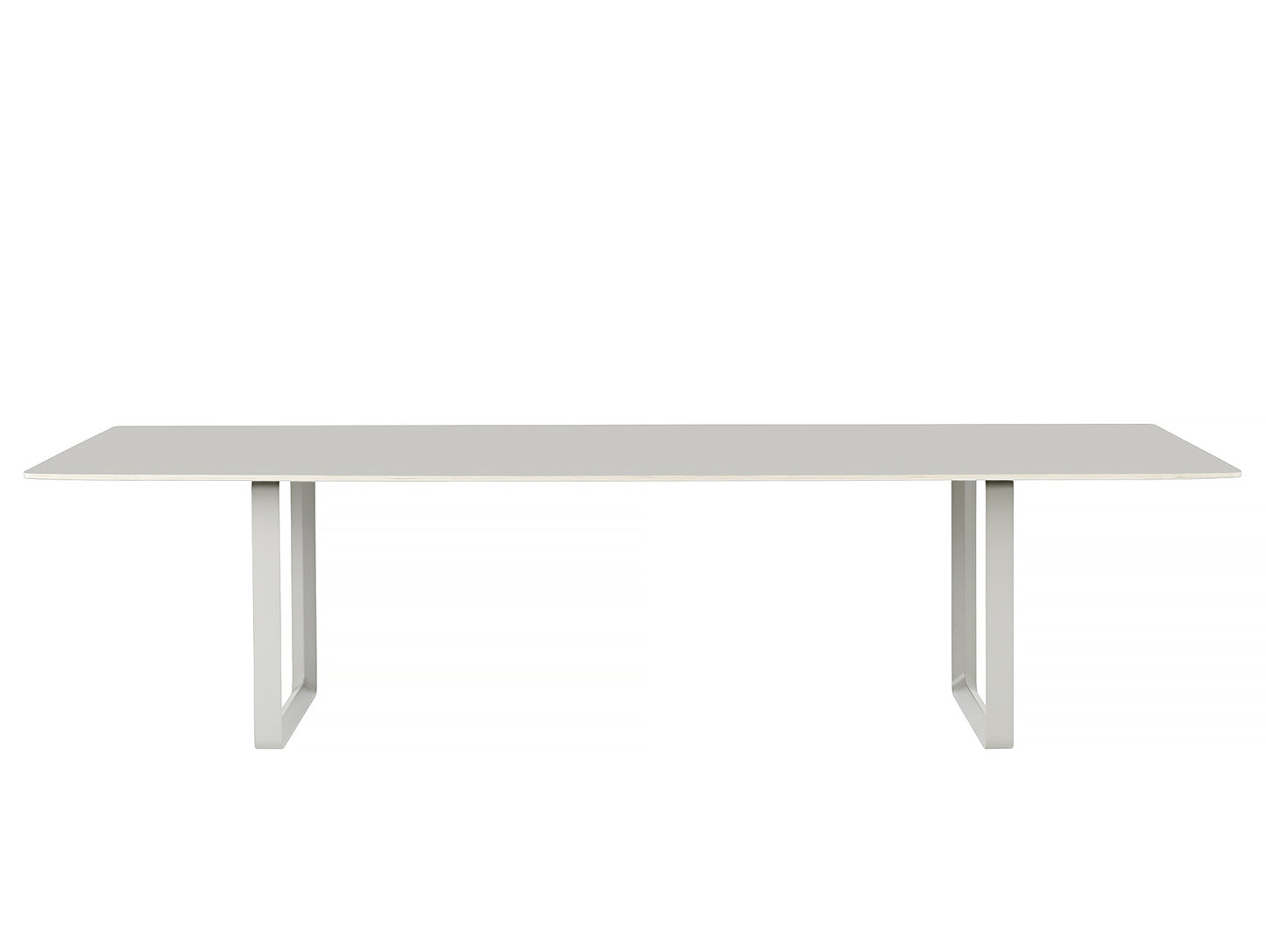 70/70 Table by Muuto - 295 x 108 - Grey / Grey