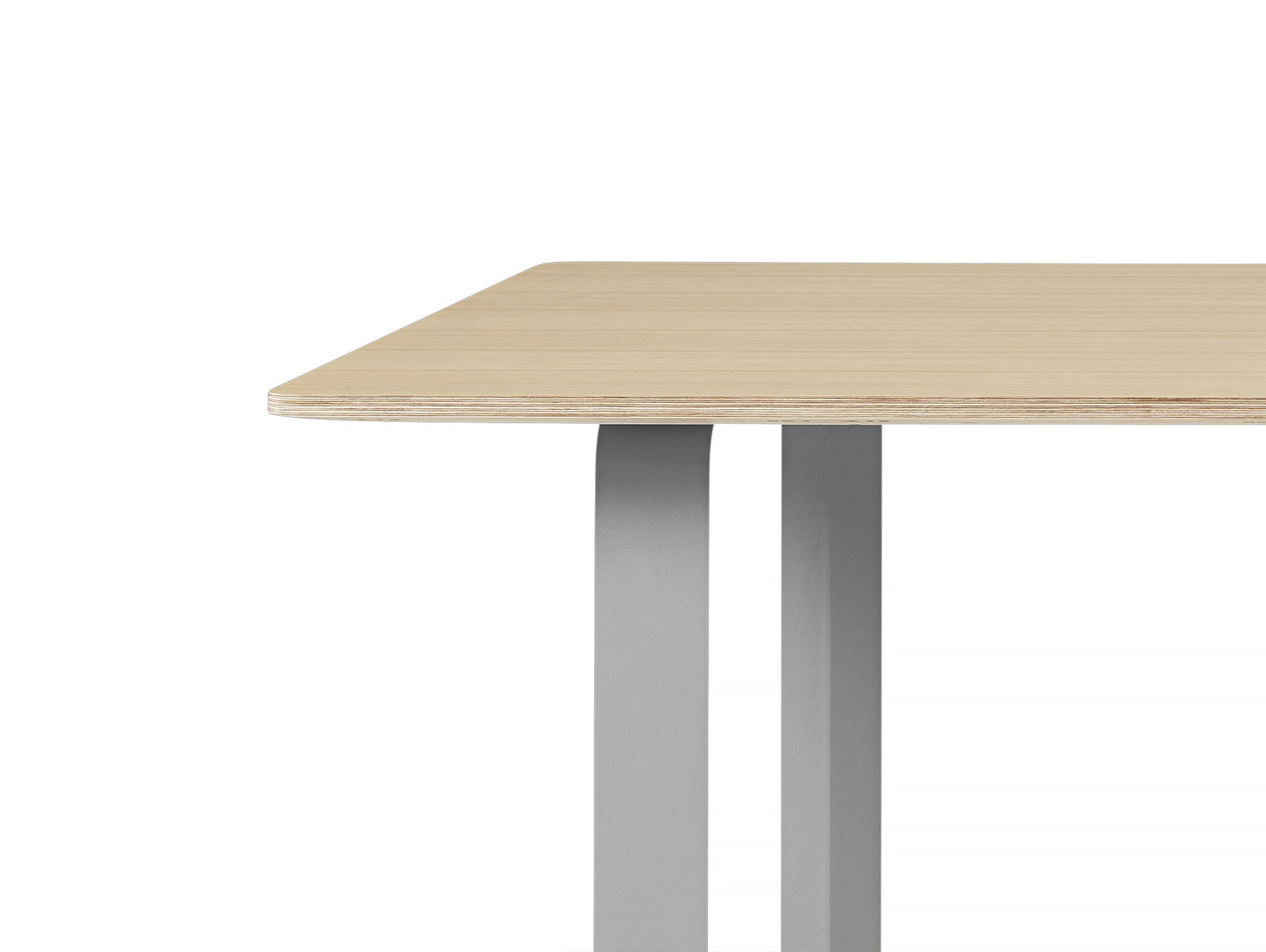 70/70 Table by Muuto - Oak / Grey