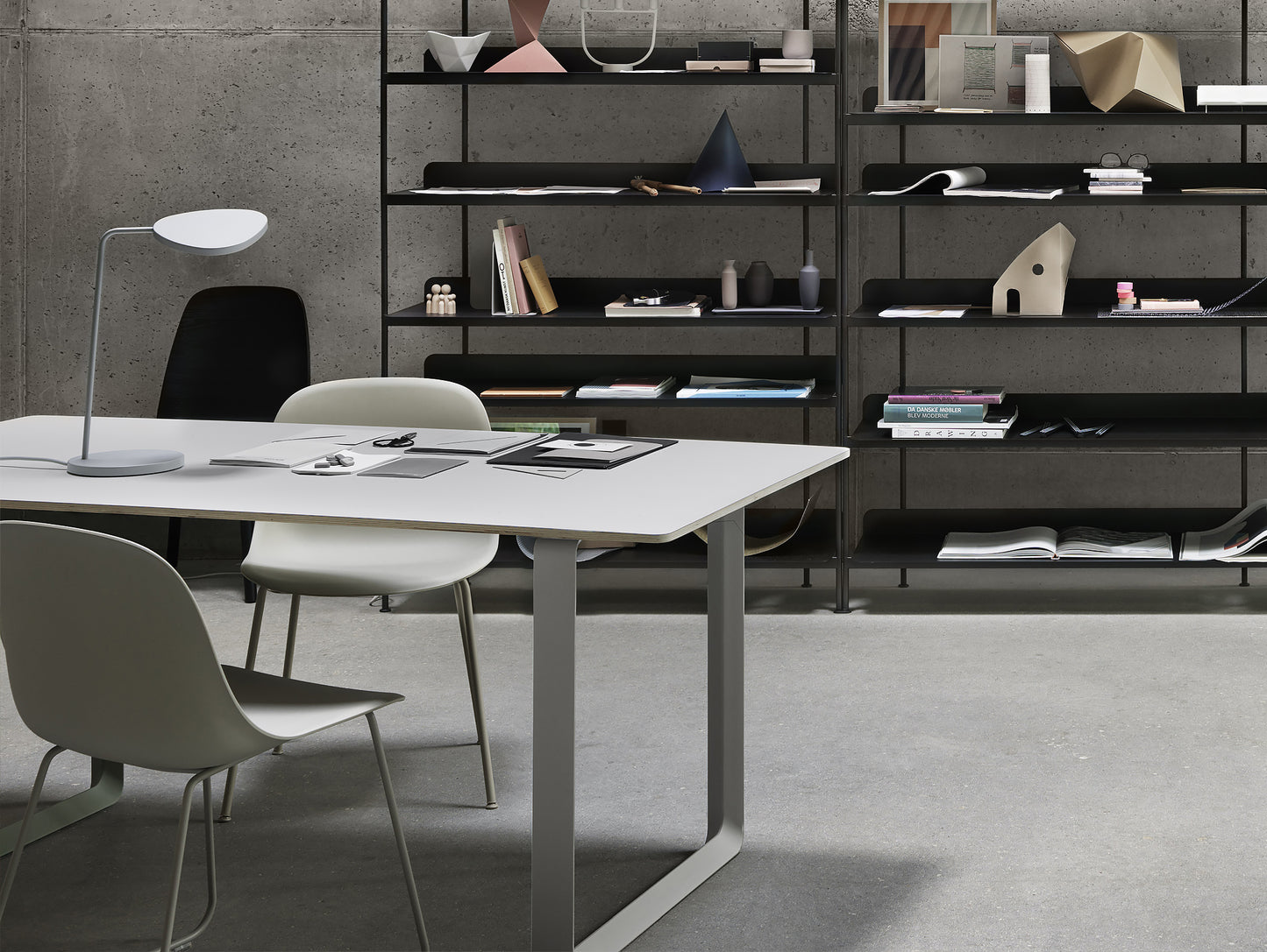 70/70 Table by Muuto - Grey / Grey