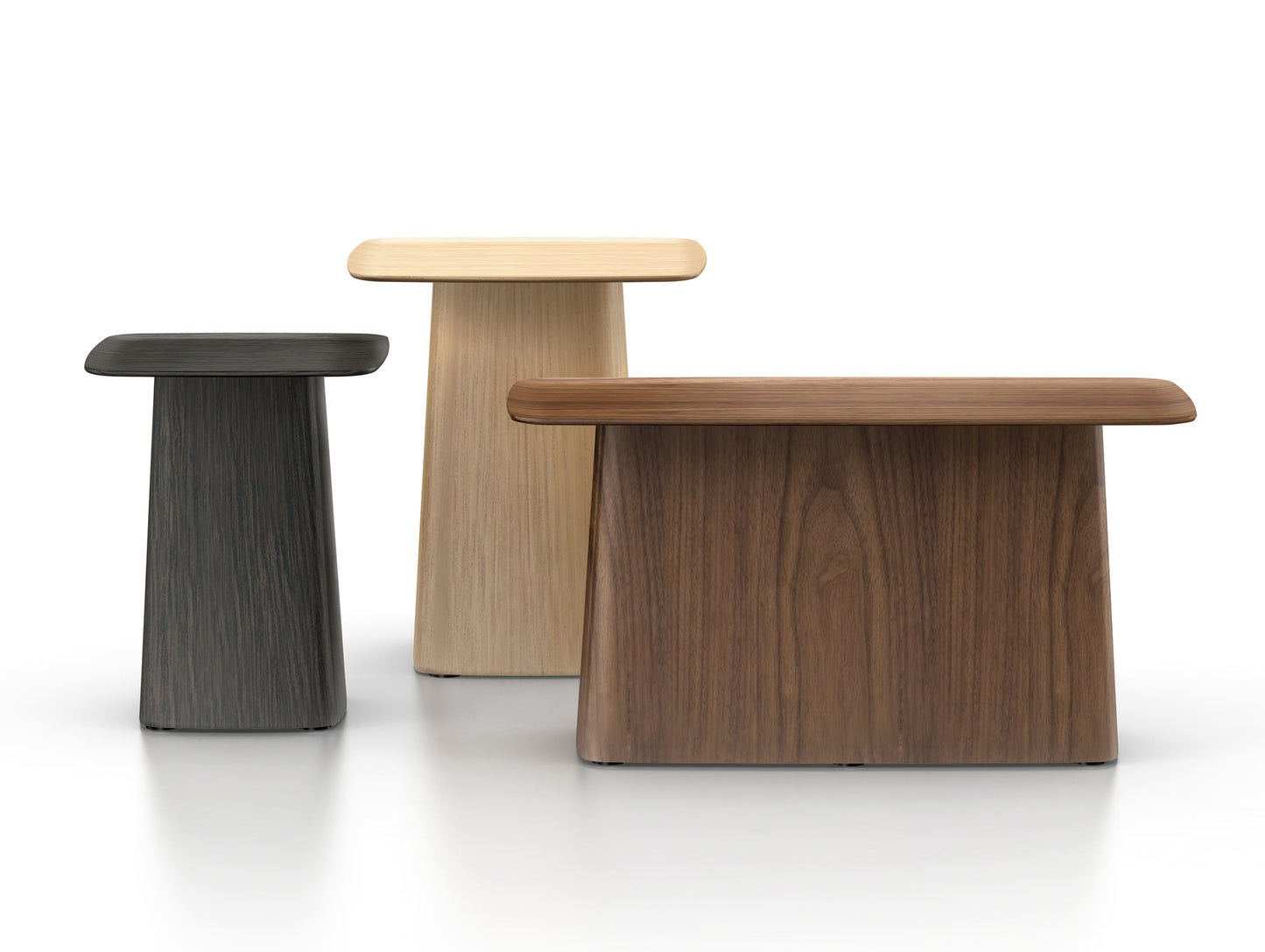 Wooden Side Tables by Vitra