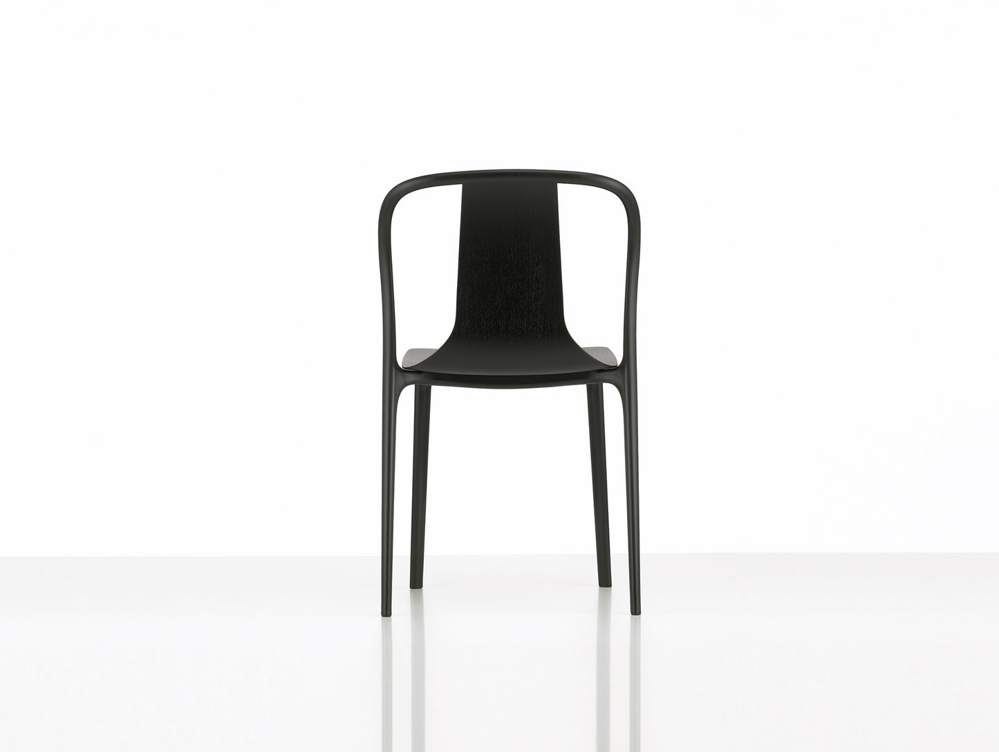 Belleville Chair Wood by Vitra - Black Ash