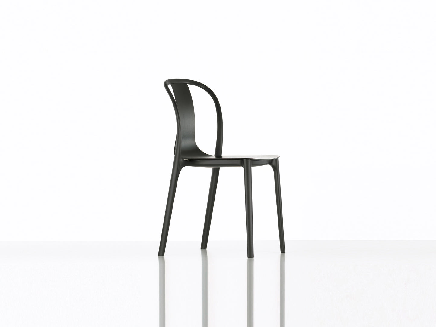 Belleville Chair Wood by Vitra - Black Ash