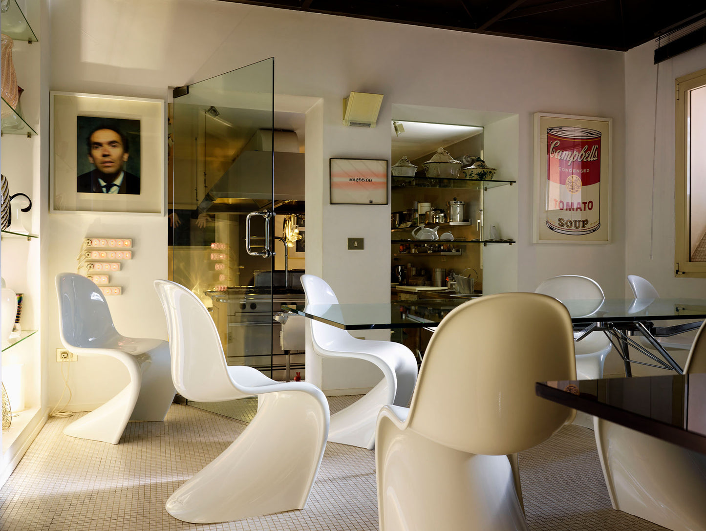 White Panton Chair by Vitra