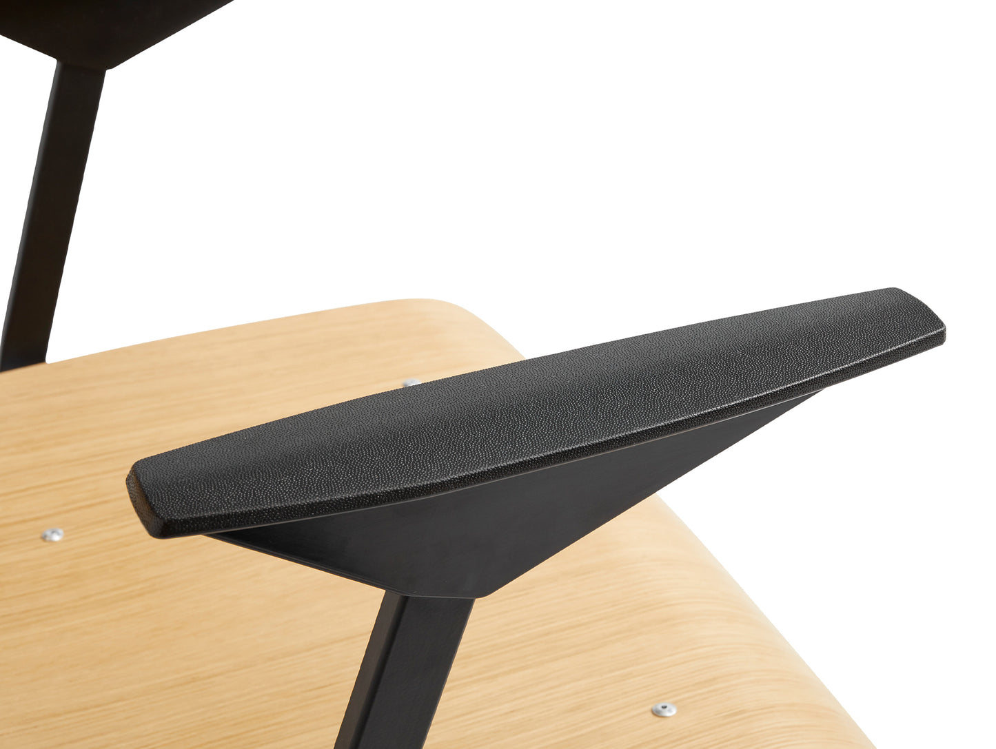 Result Armchair by HAY - Black Base / Lacquered Oak