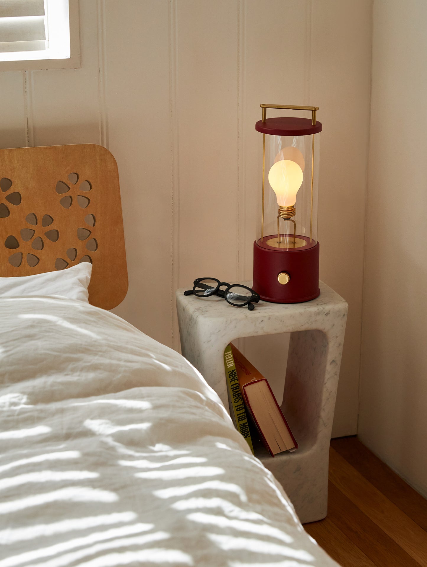 The Muse Portable Lamp in Pomona Red by Tala