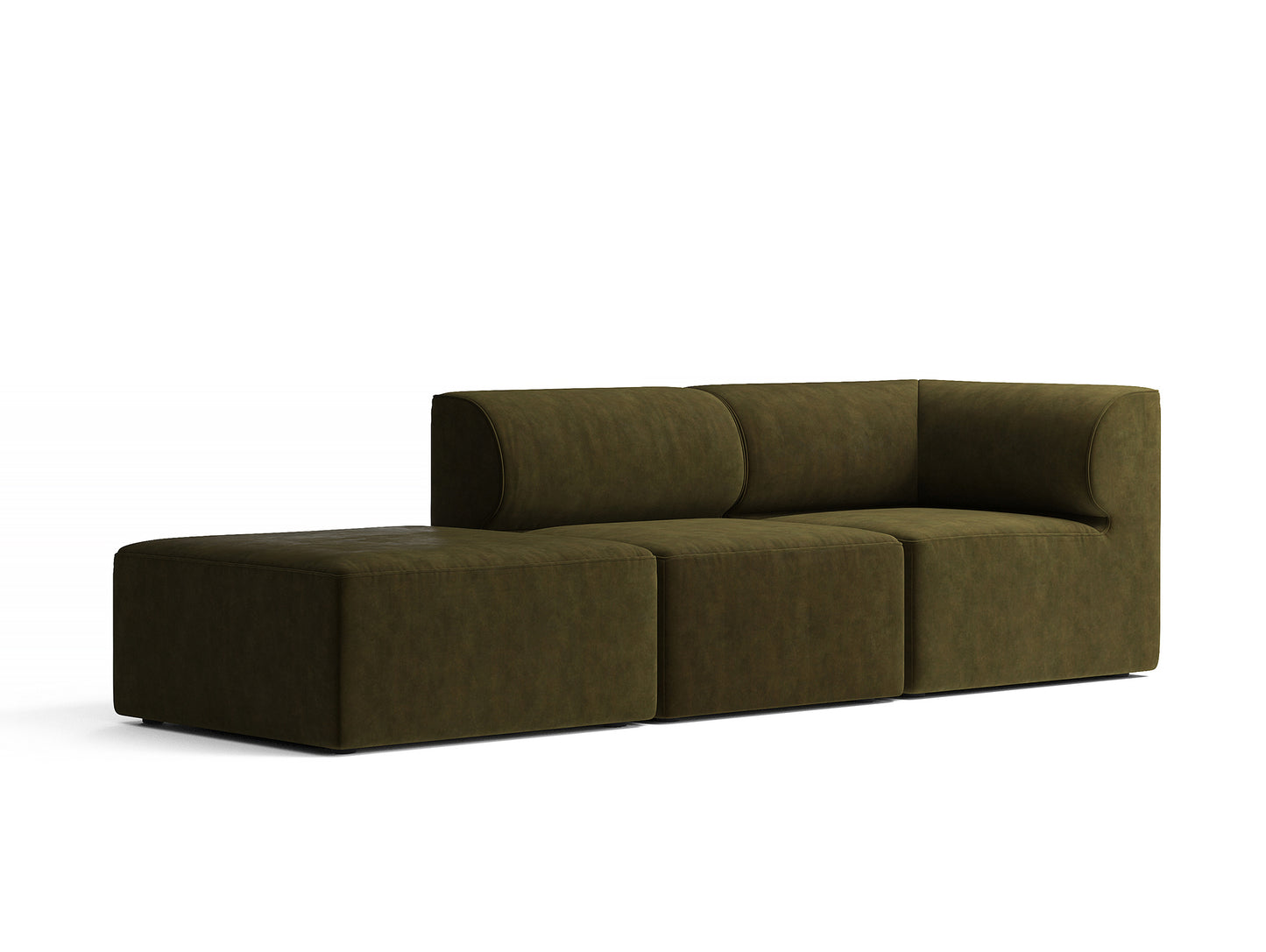 Eave 3-Seater Modular Sofa 86 with Pouf by Menu - Right Armrest (Sitting Left) / Champion 035