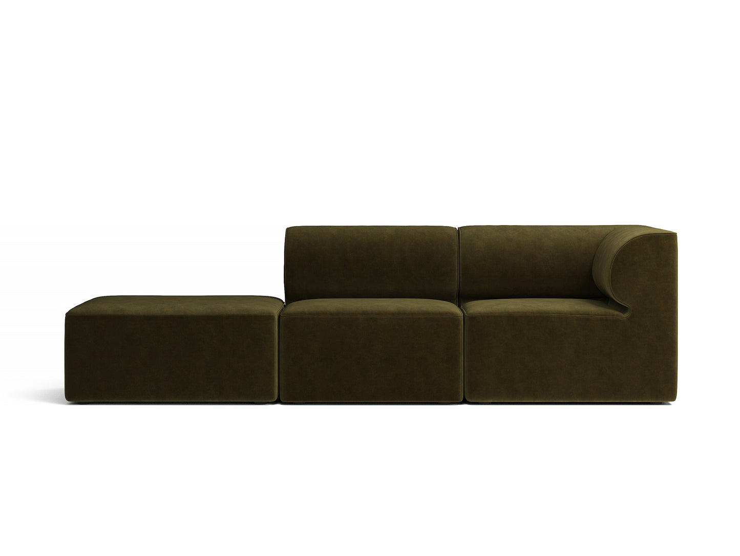 Eave 3-Seater Modular Sofa 86 with Pouf by Menu - Right Armrest (Sitting Left) / Champion 035