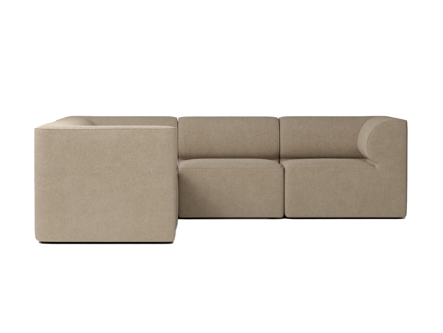 Eave 5-Seater Corner Modular Sofa 86 - Corner / UK Boucle 04 beige