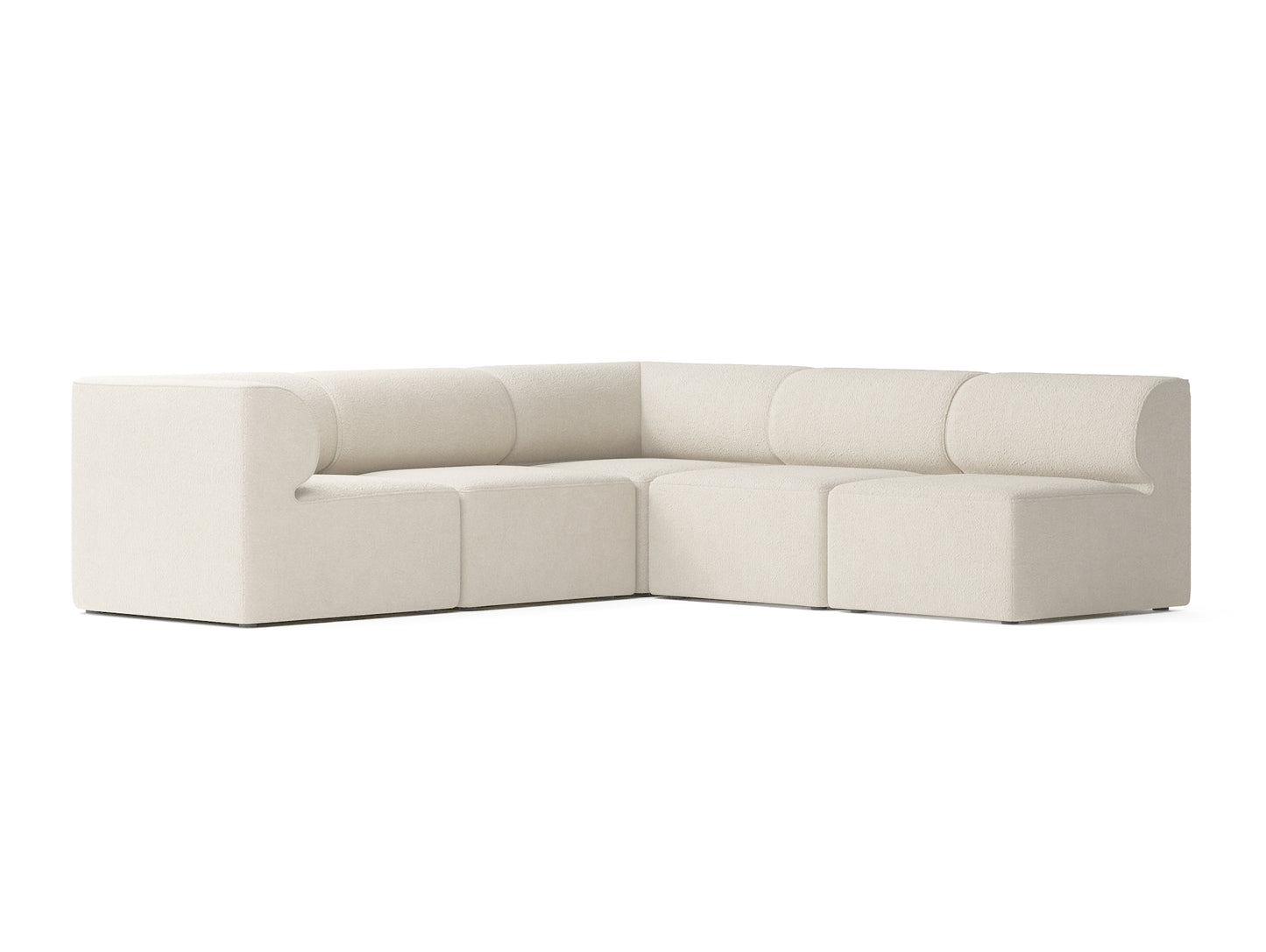 Eave 5-Seater Corner Modular Sofa 86 - Left Corner / boucle 24