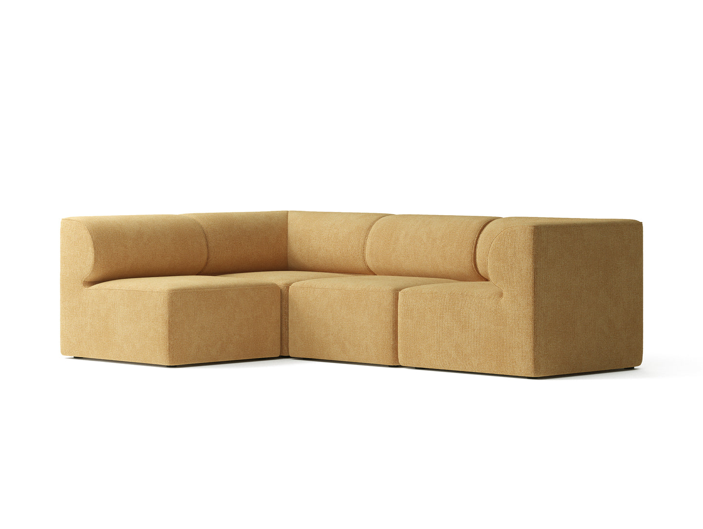 Eave 4-Seater Corner Modular Sofa 86 - Left Section / Moss022