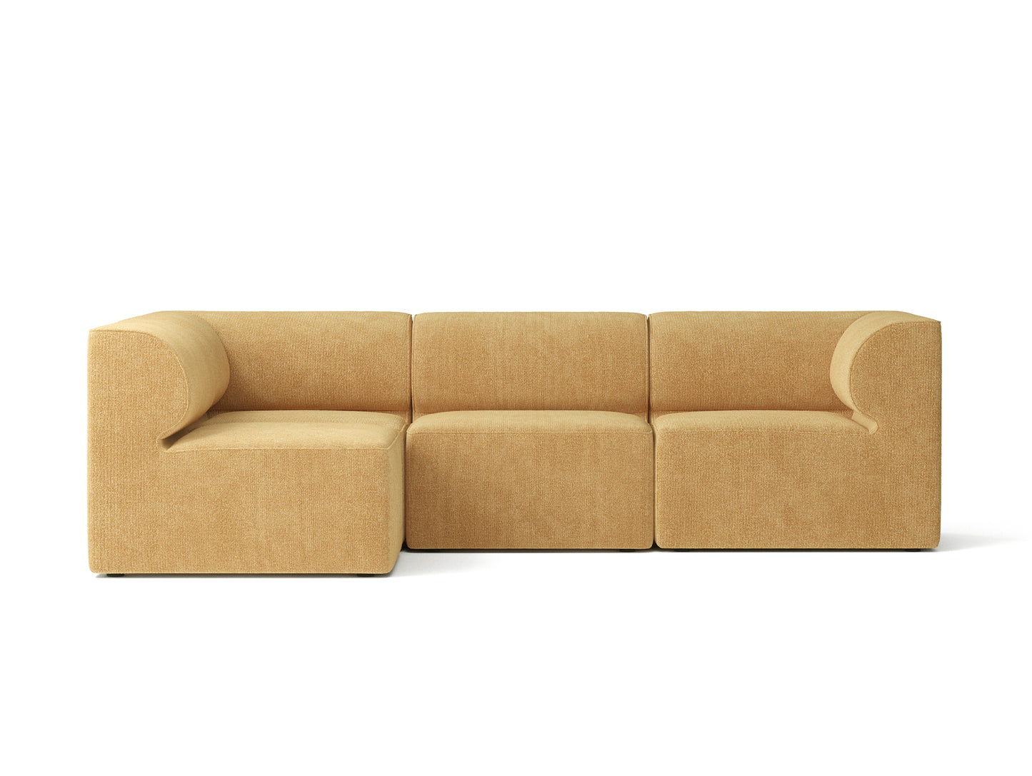 Eave 4-Seater Corner Modular Sofa 86 - Left Section / Moss022