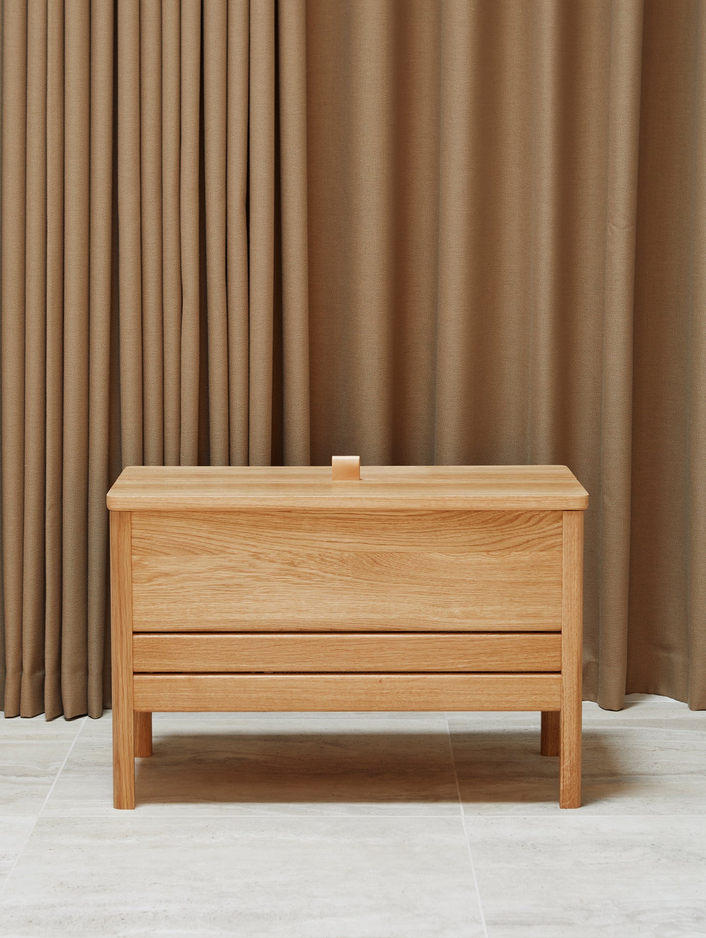 A Line Storage Bench - Oiled Oak - Form & Refine