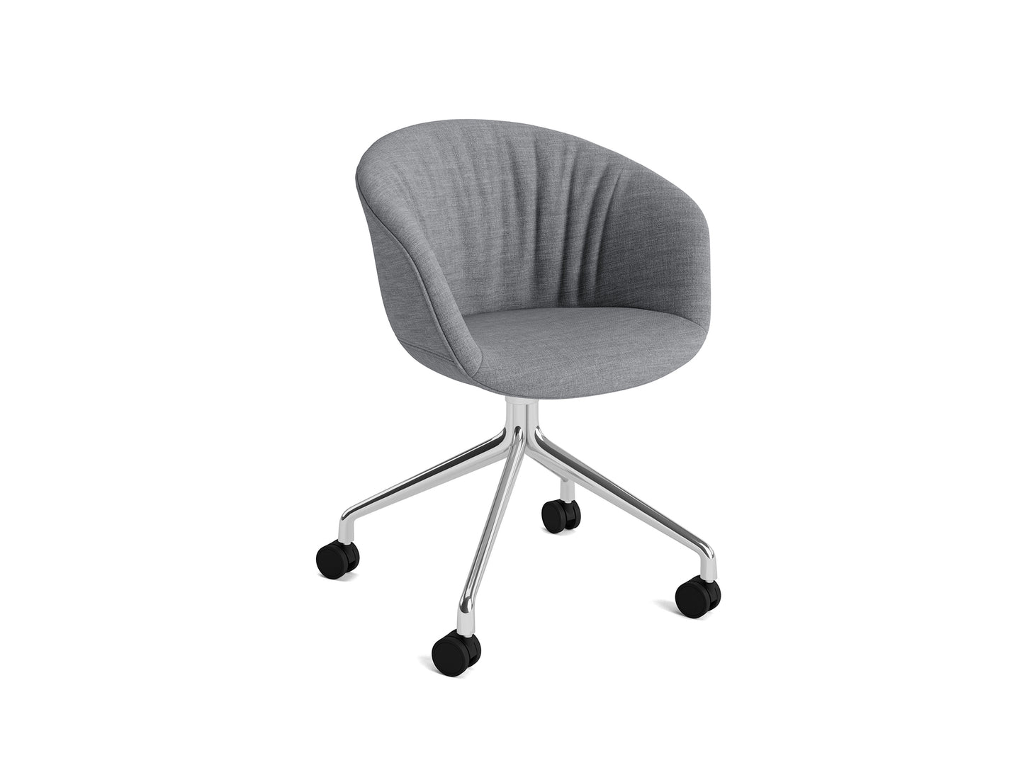 About A Chair AAC 25 Soft by HAY - Remix 143 / Polished Aluminium