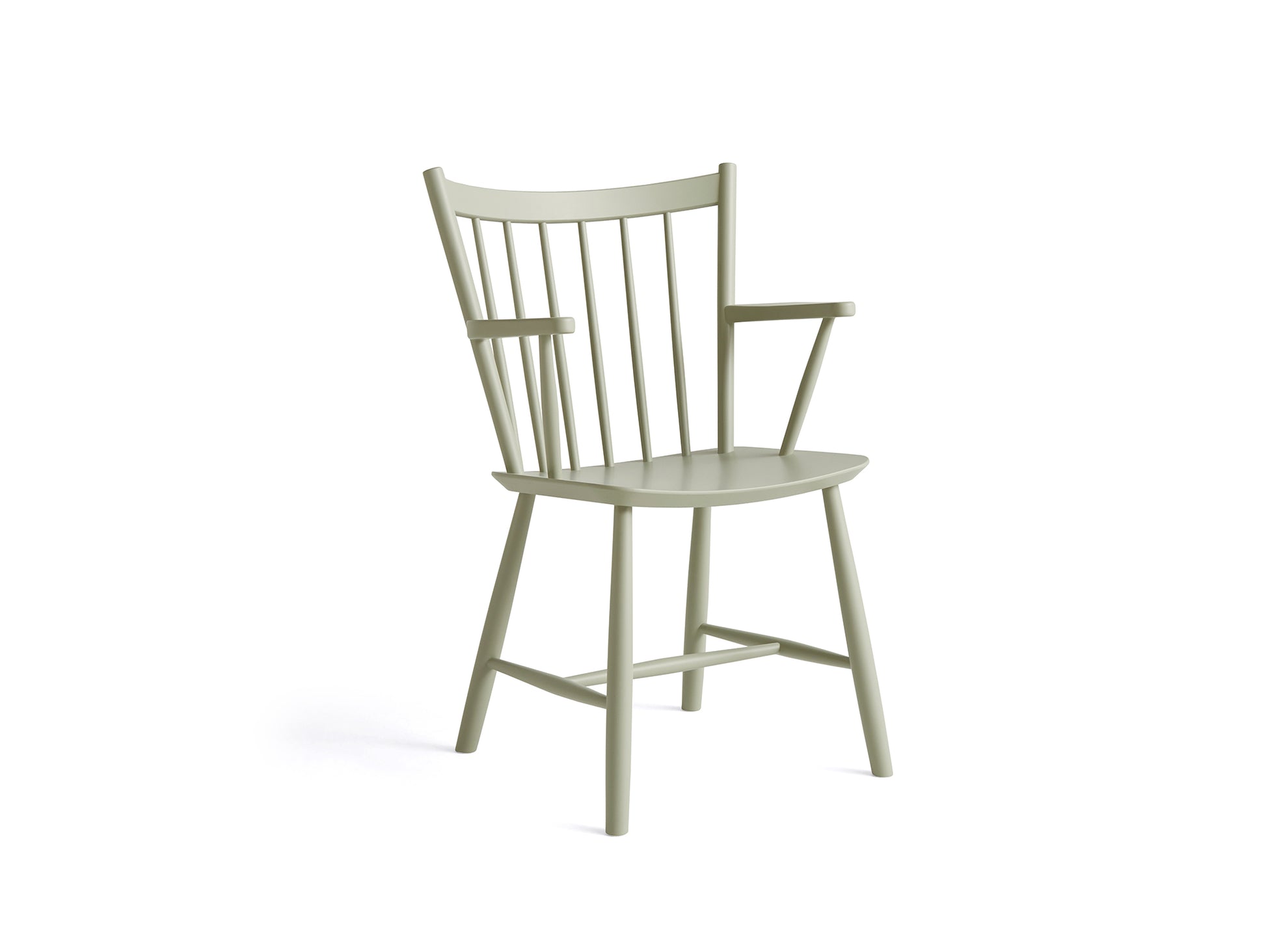 Sage Lacquered Beech J42 chair by HAY