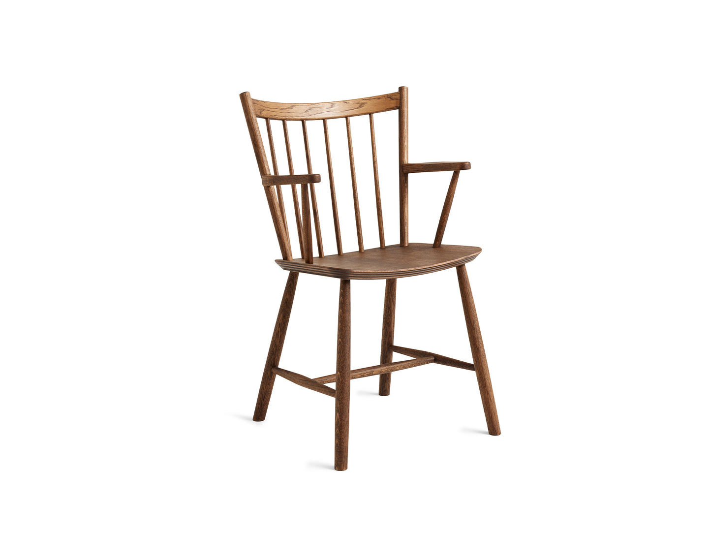 Dark Oiled Oak J42 chair by HAY