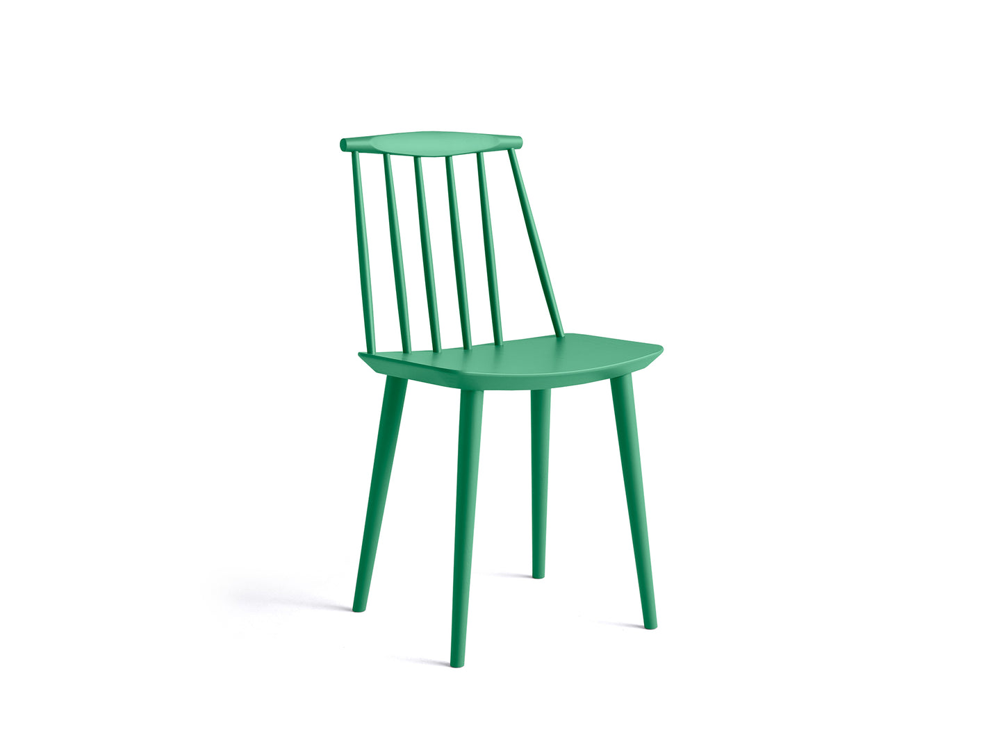 J77 dining chair by HAY - Jade Green Beech